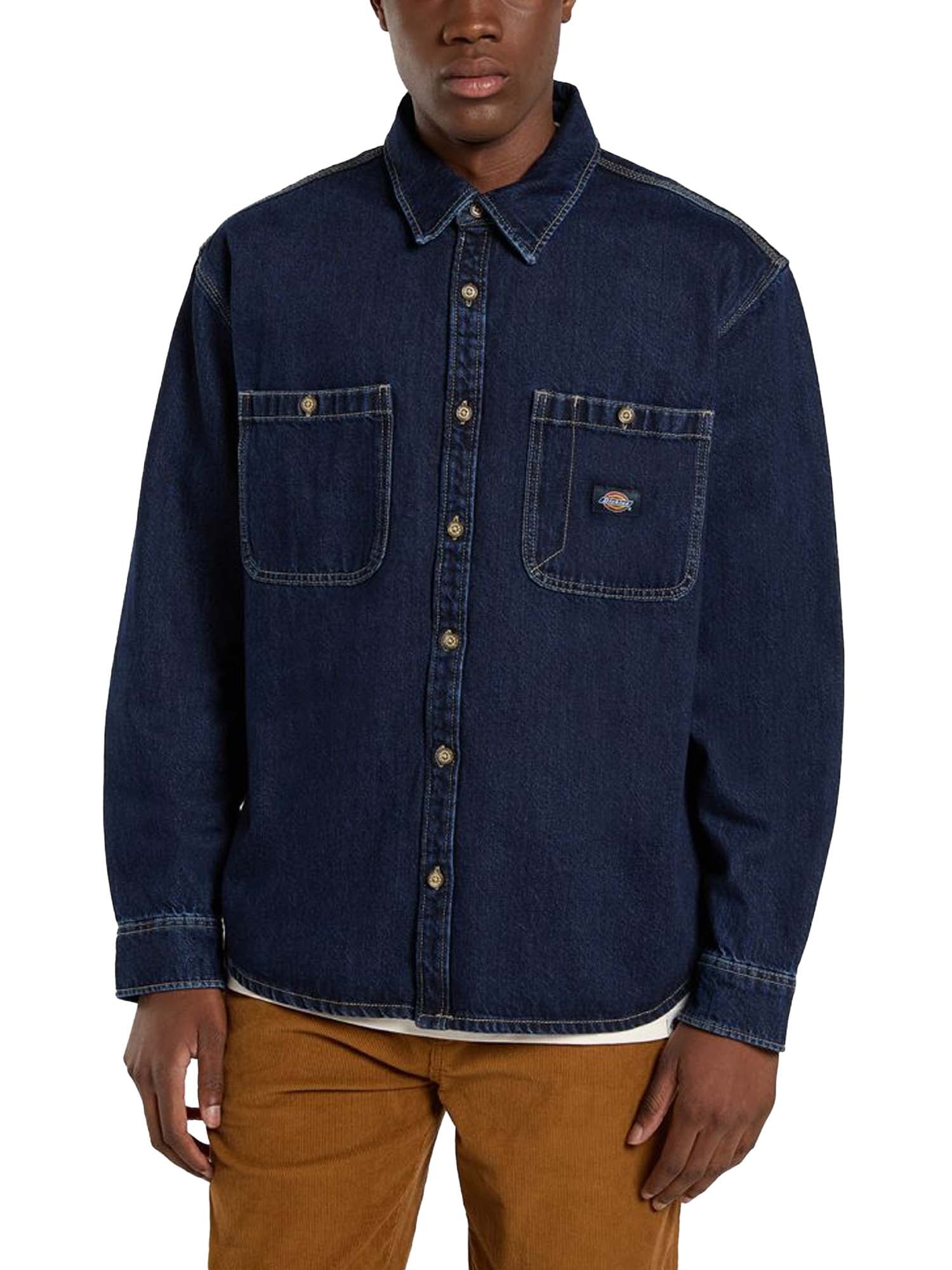 Dickies Camicia in jeans Mechanic a maniche lunghe Blu