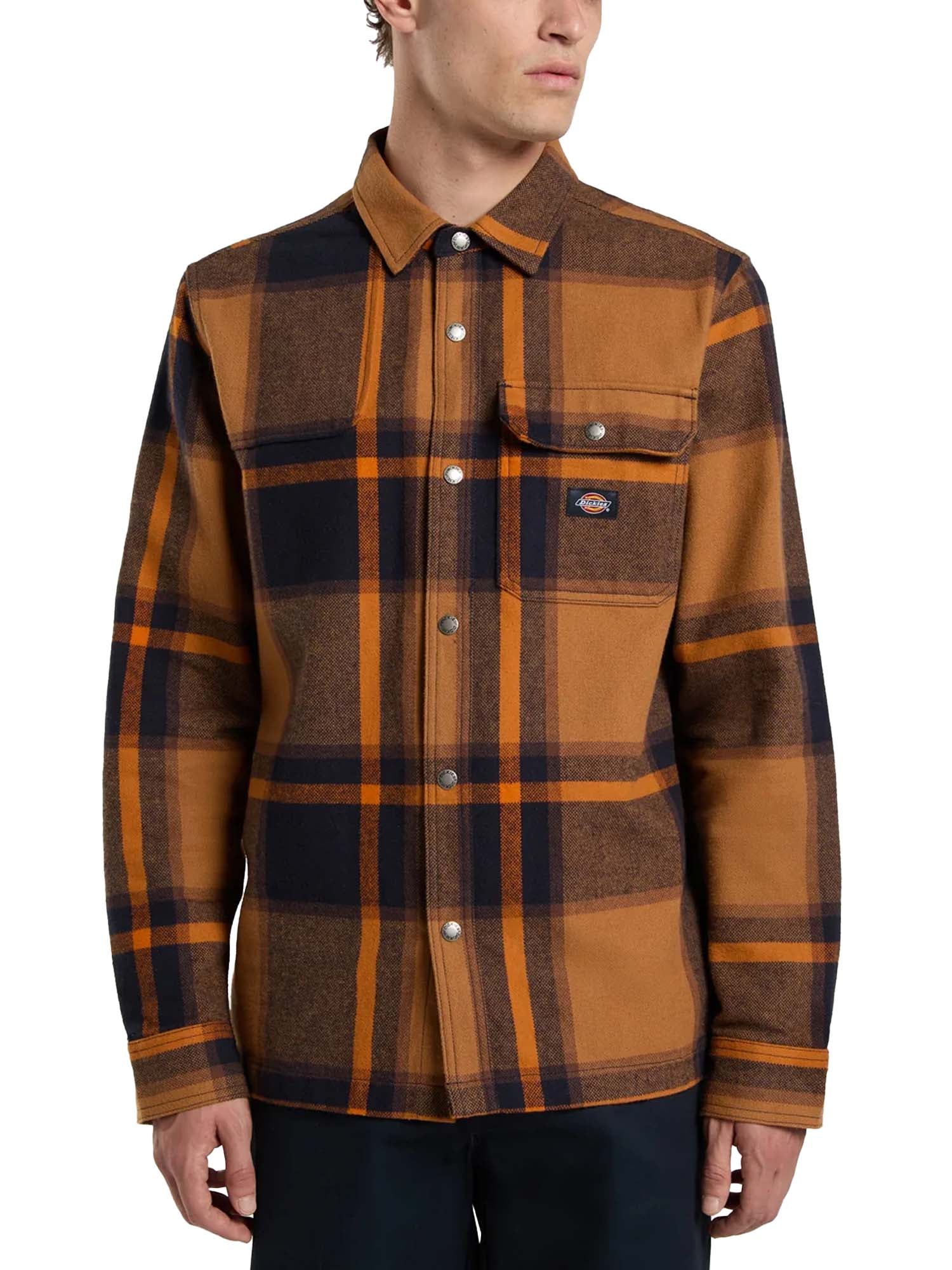 Dickies Camicia Nimmons A Maniche Lunghe Blu