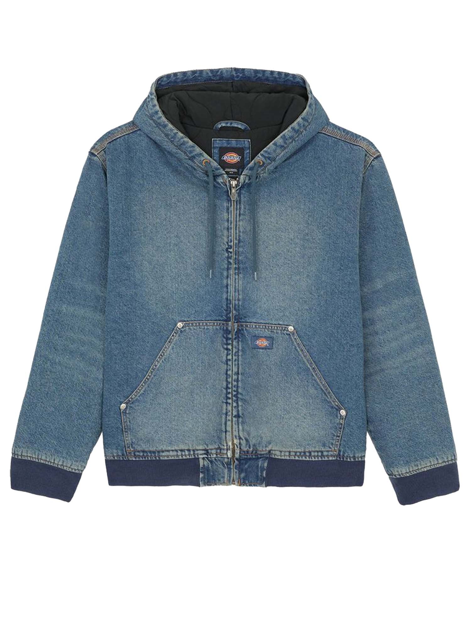 Dickies Giacca in jeans con cappuccio Hilham Blu