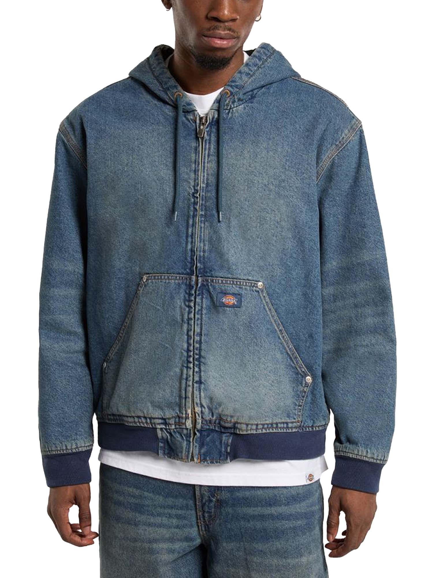 Dickies Giacca in jeans con cappuccio Hilham Blu