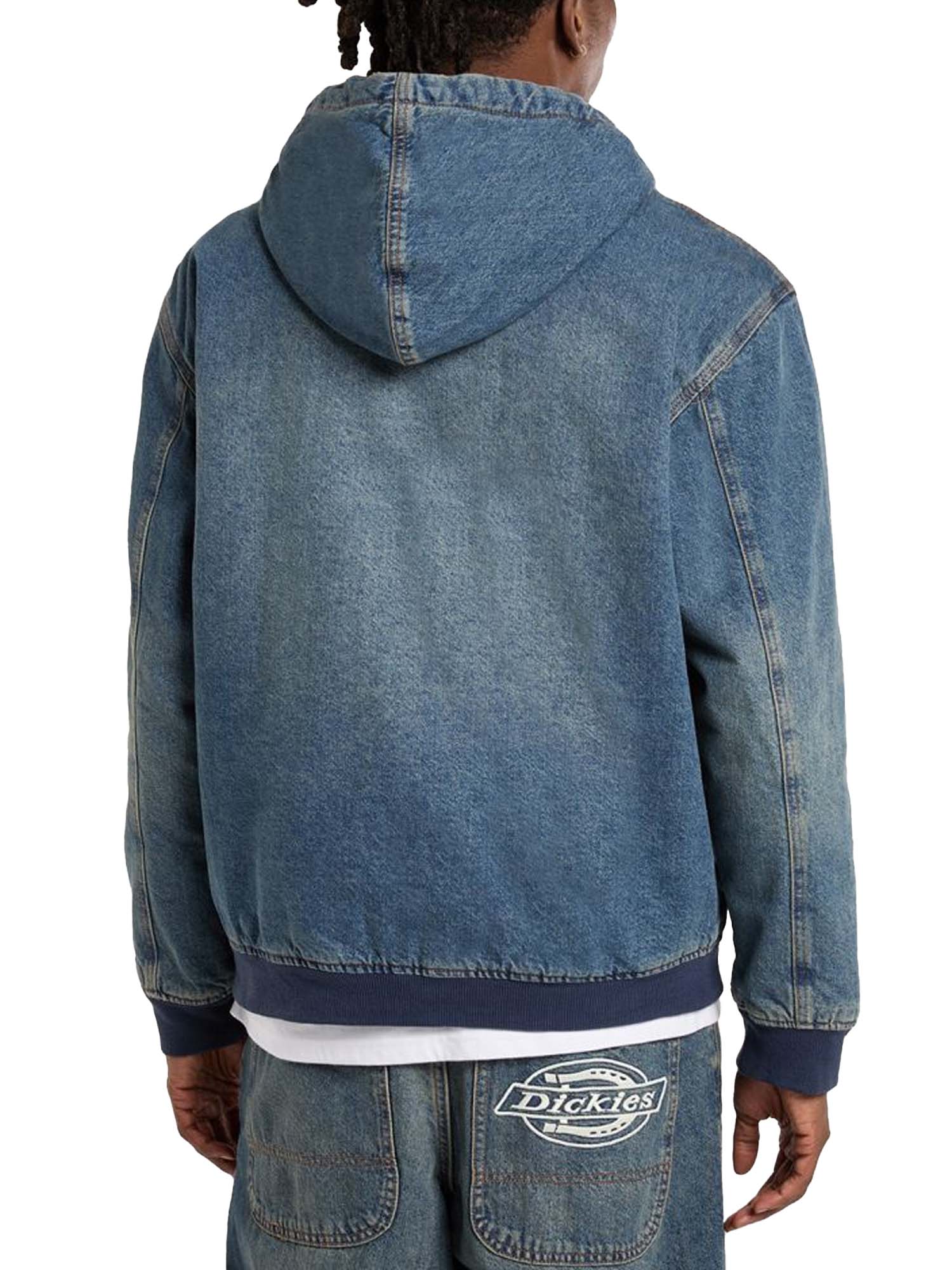 Dickies Giacca in jeans con cappuccio Hilham Blu