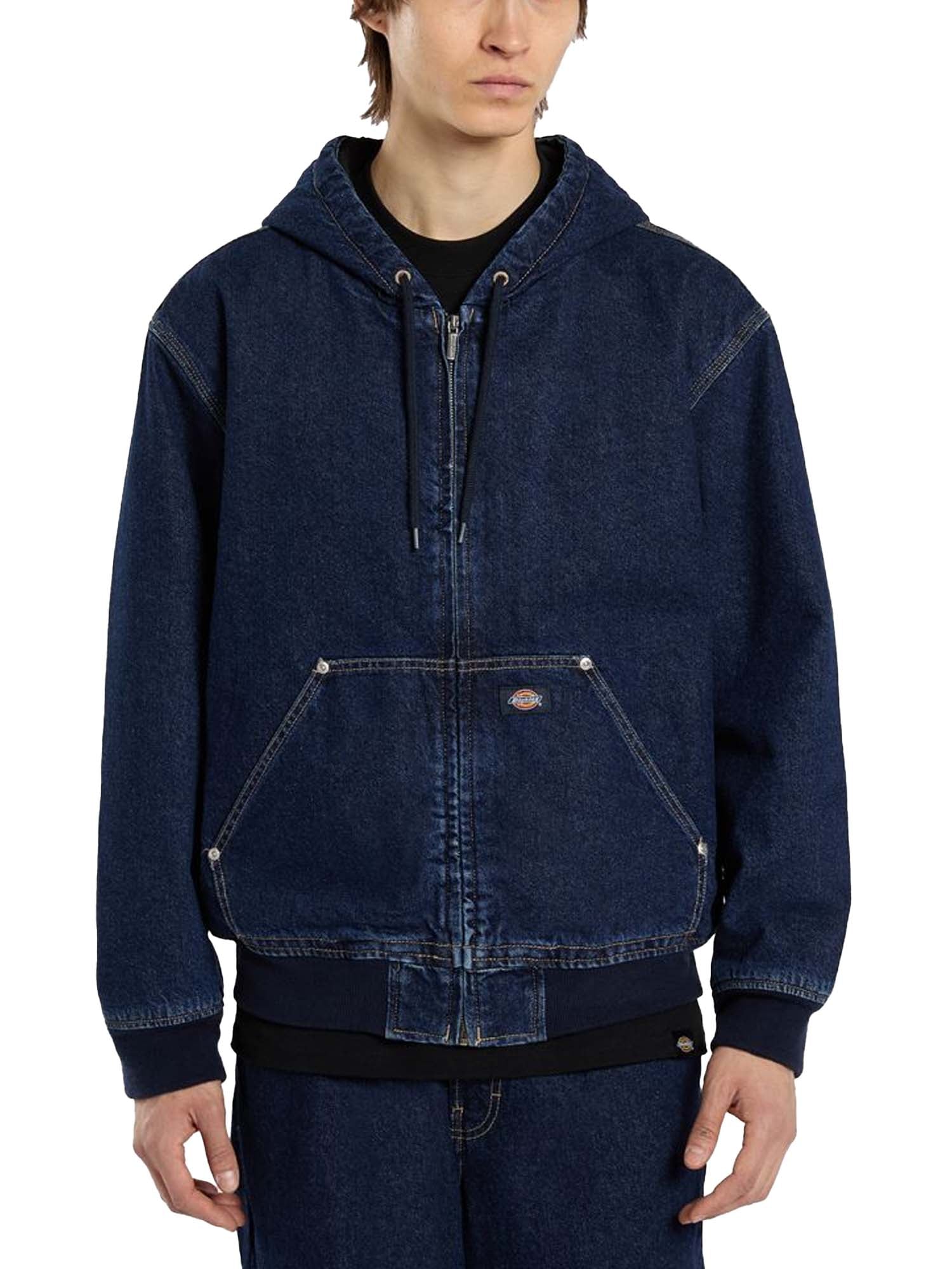Dickies Giacca in jeans con cappuccio Hilham Blu