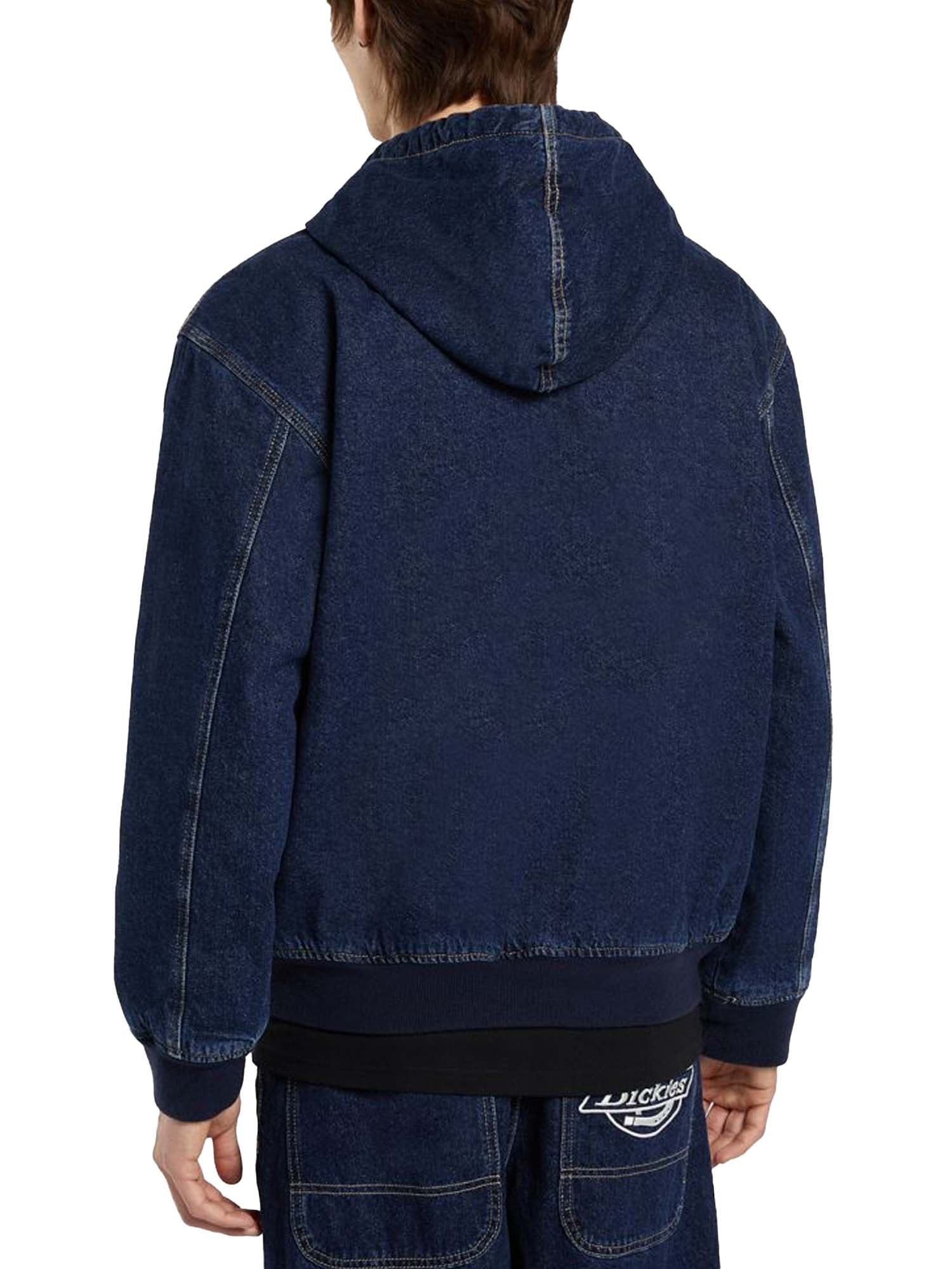 Dickies Giacca in jeans con cappuccio Hilham Blu