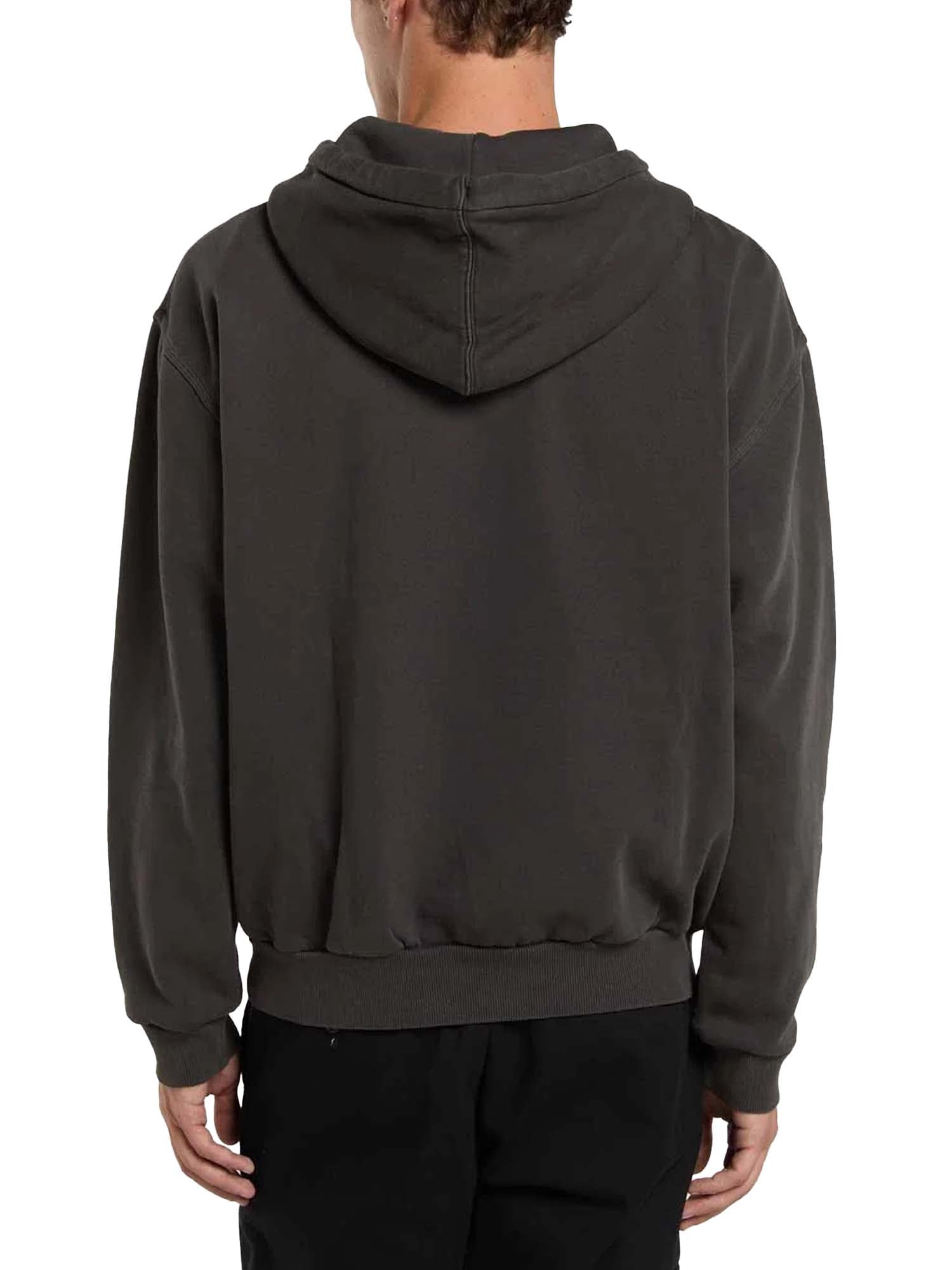 Dickies Felpa con cappuccio Slayden tinta in capo Nero