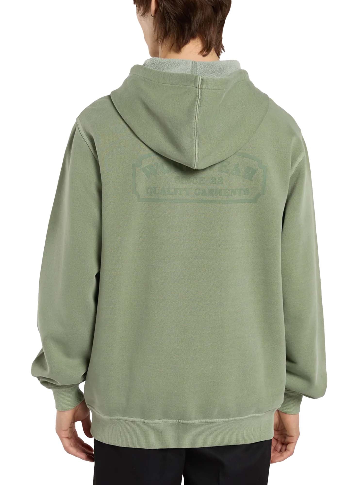 Dickies Felpa con cappuccio Christiana tinta in capo Verde