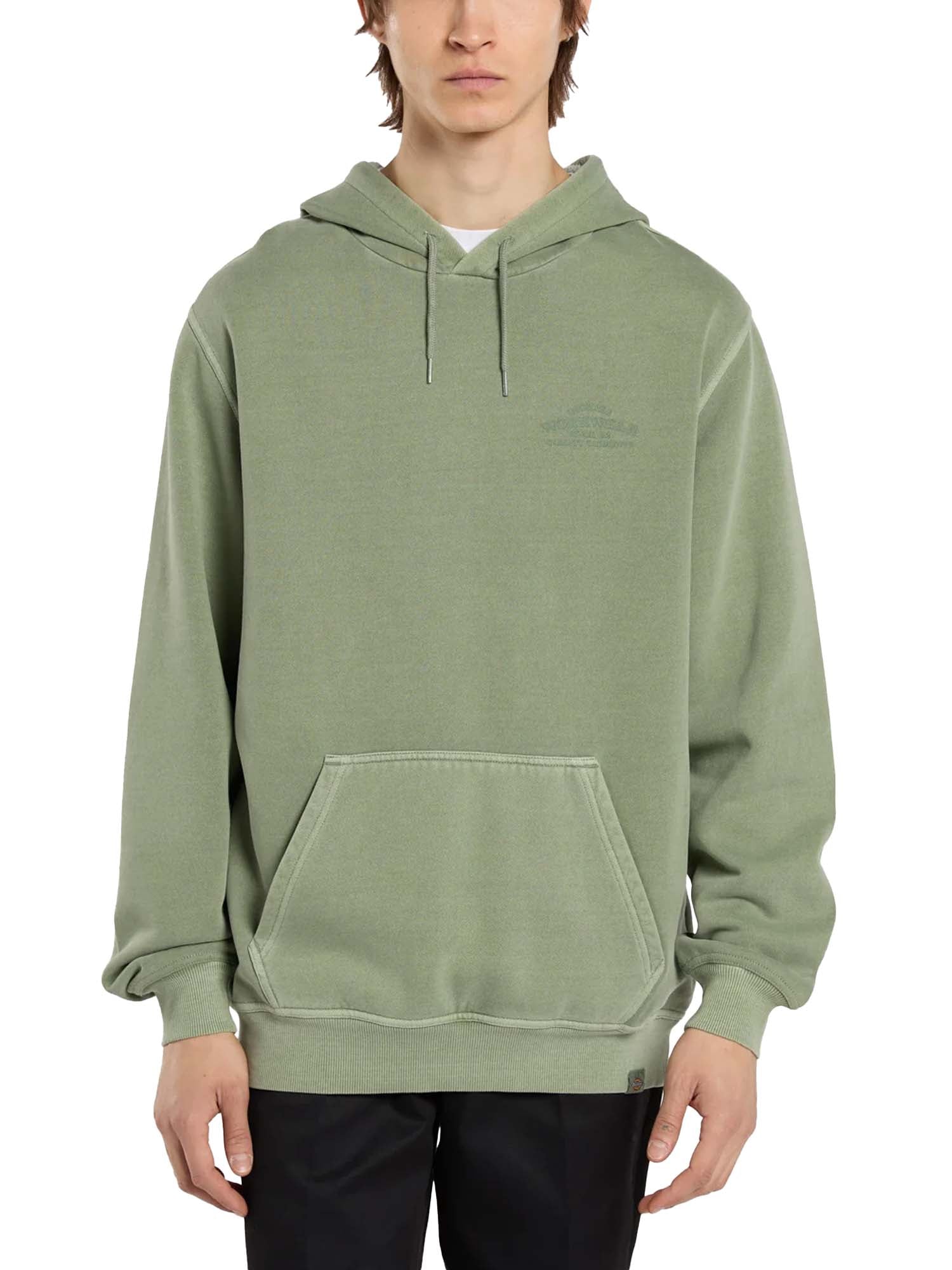 Dickies Felpa con cappuccio Christiana tinta in capo Verde