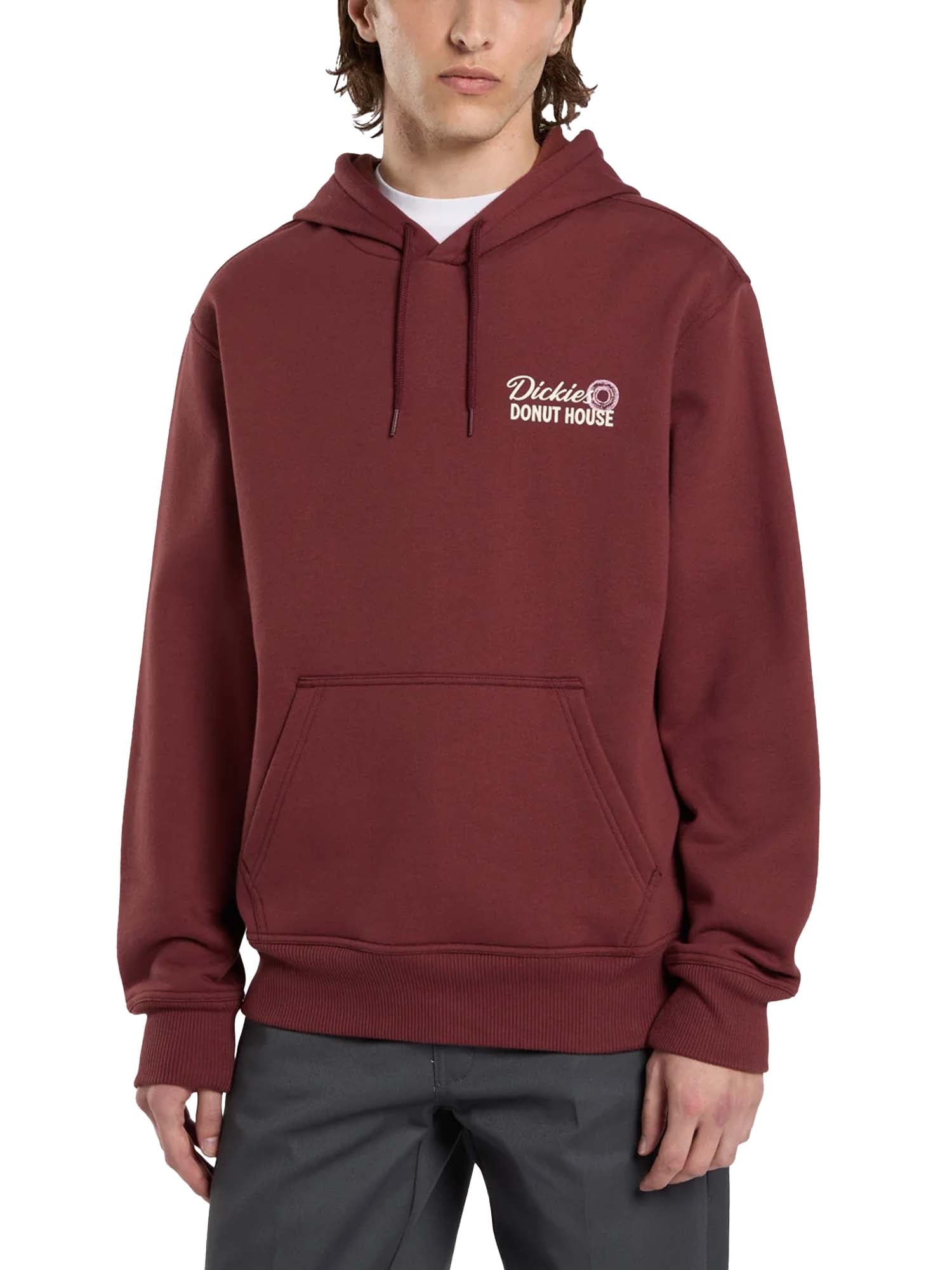 Dickies Felpa con cappuccio Donut House Bordeaux