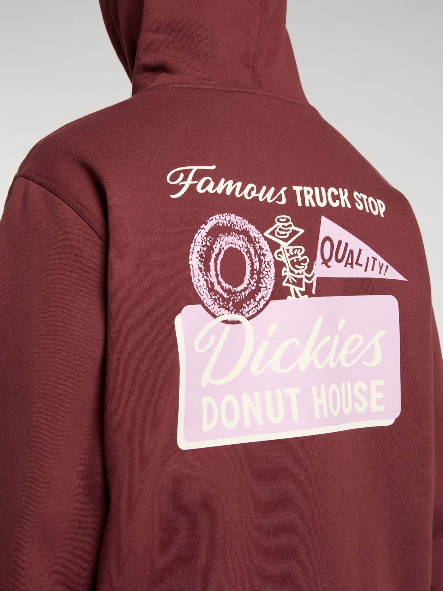 Dickies Felpa con cappuccio Donut House Bordeaux