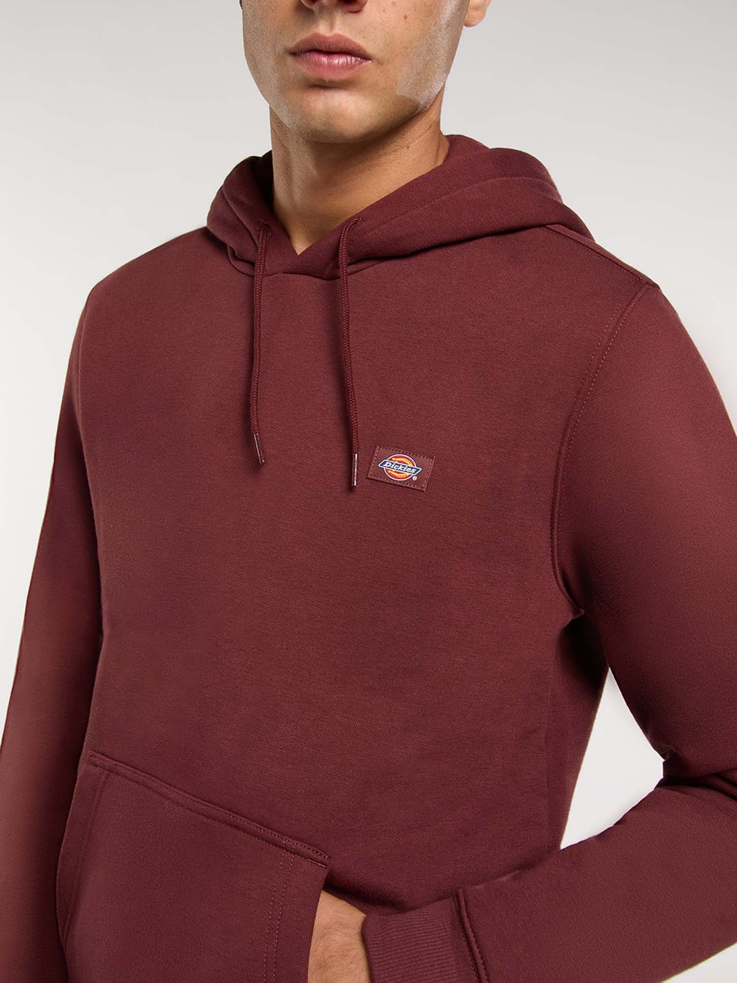 Dickies Felpa Con Cappuccio Oakport Bordeaux