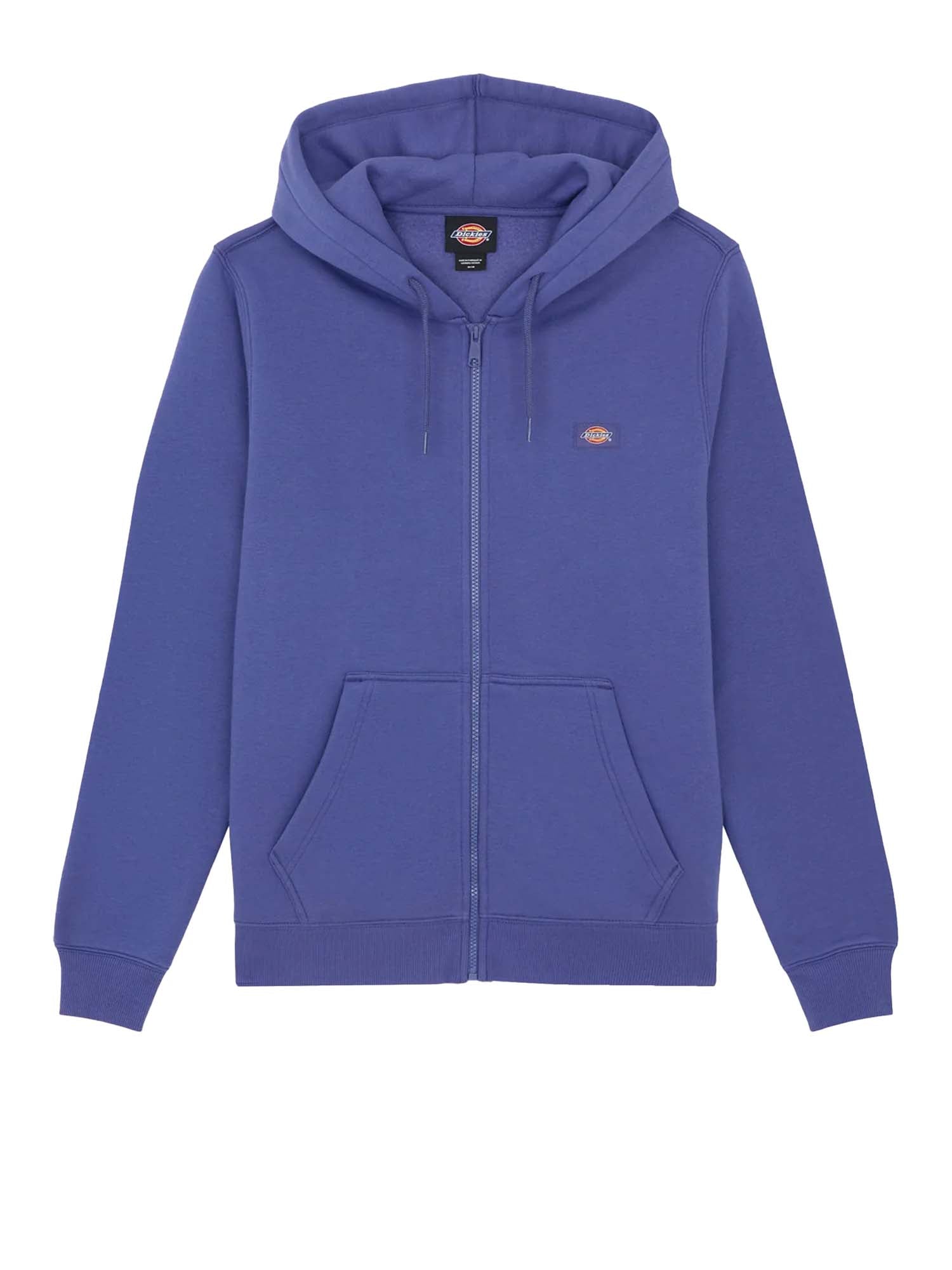 Dickies Felpa con cappuccio e zip Oakport Blu