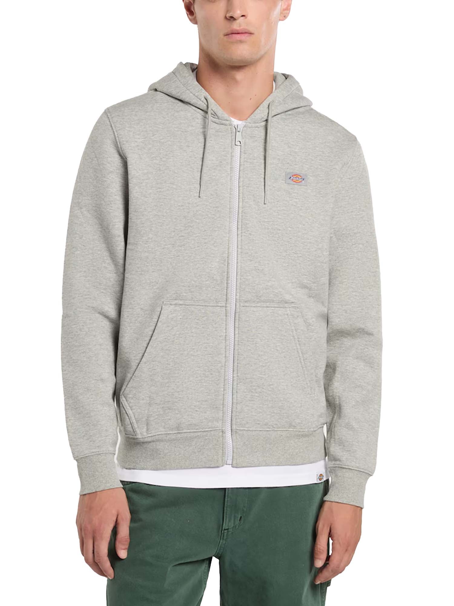 Dickies Felpa con cappuccio e zip Oakport Grigio