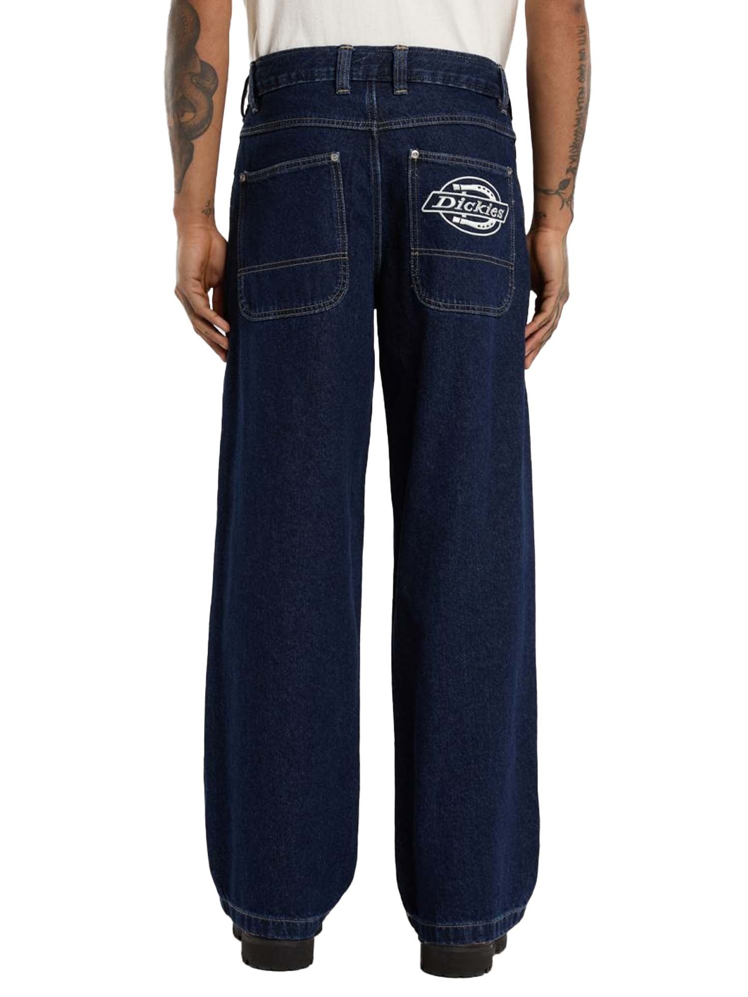 Dickies Jeans dritti extra loose Hilham Blu