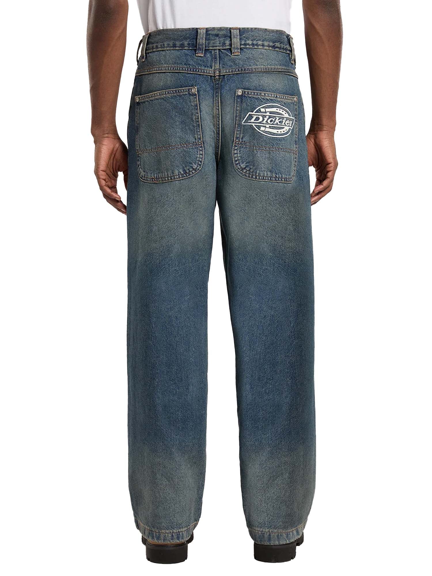 Dickies Jeans dritti extra loose Hilham Blu
