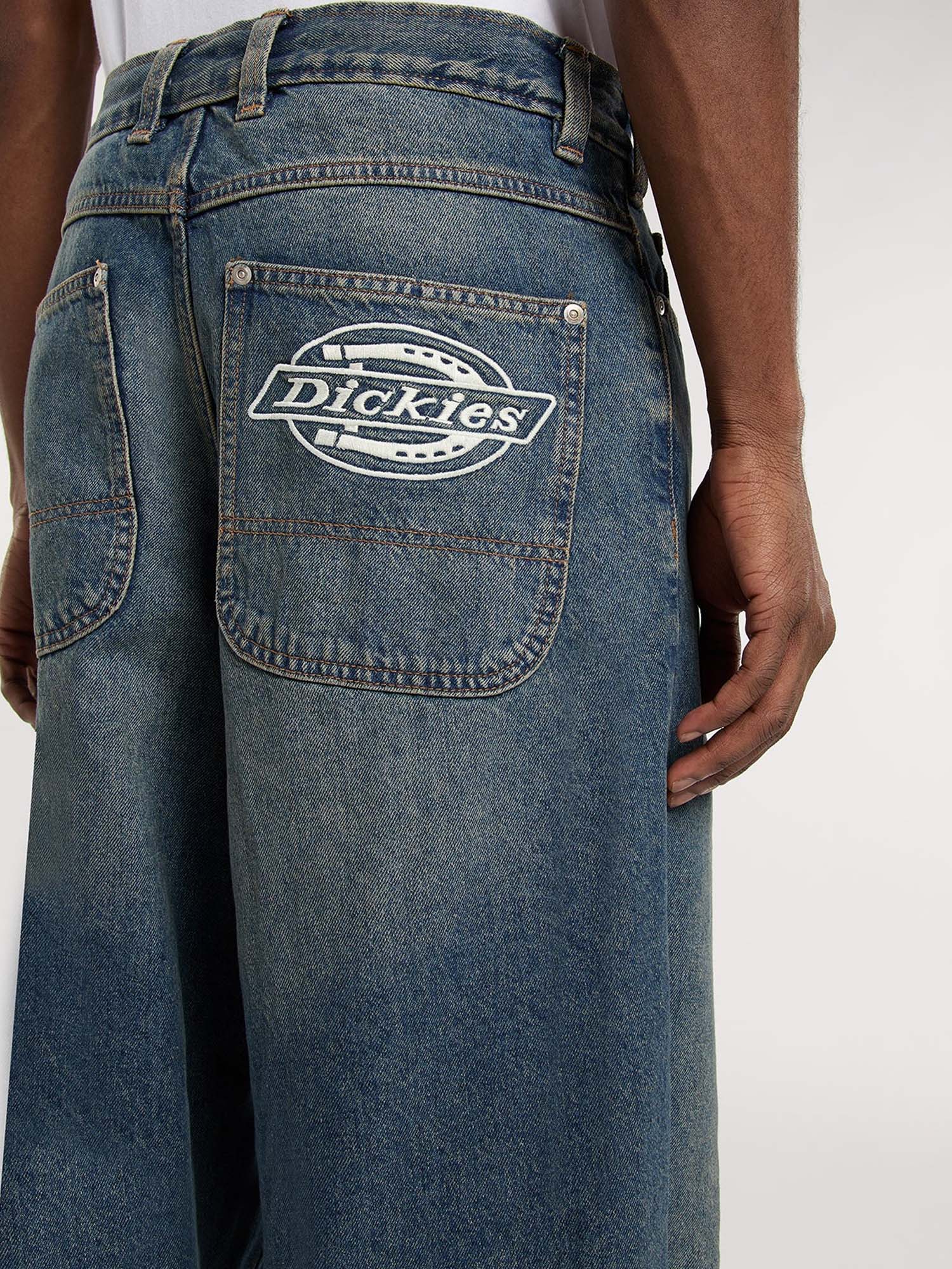 Dickies Jeans dritti extra loose Hilham Blu
