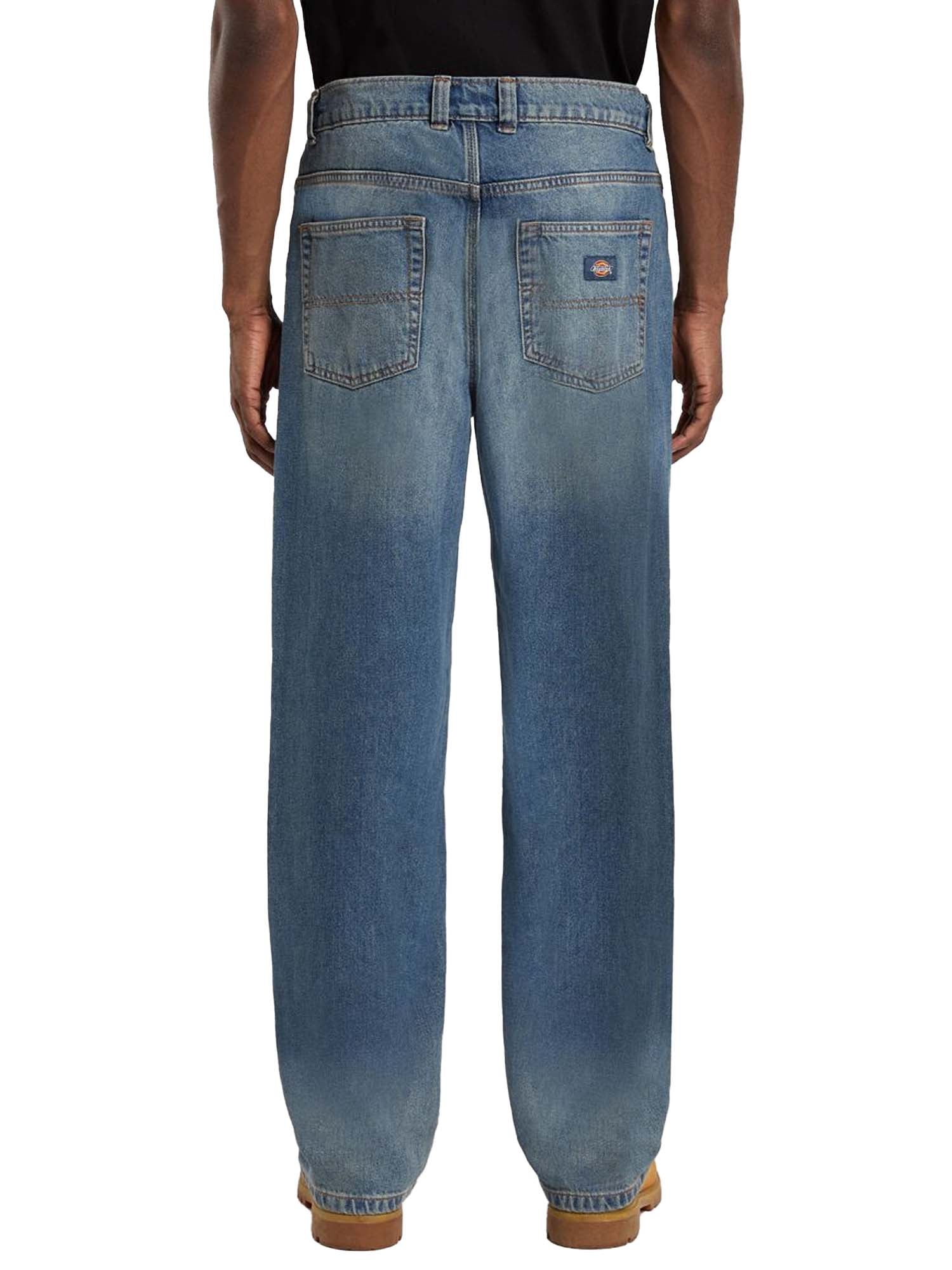 Dickies Pantaloni Thomasville In Denim Blu