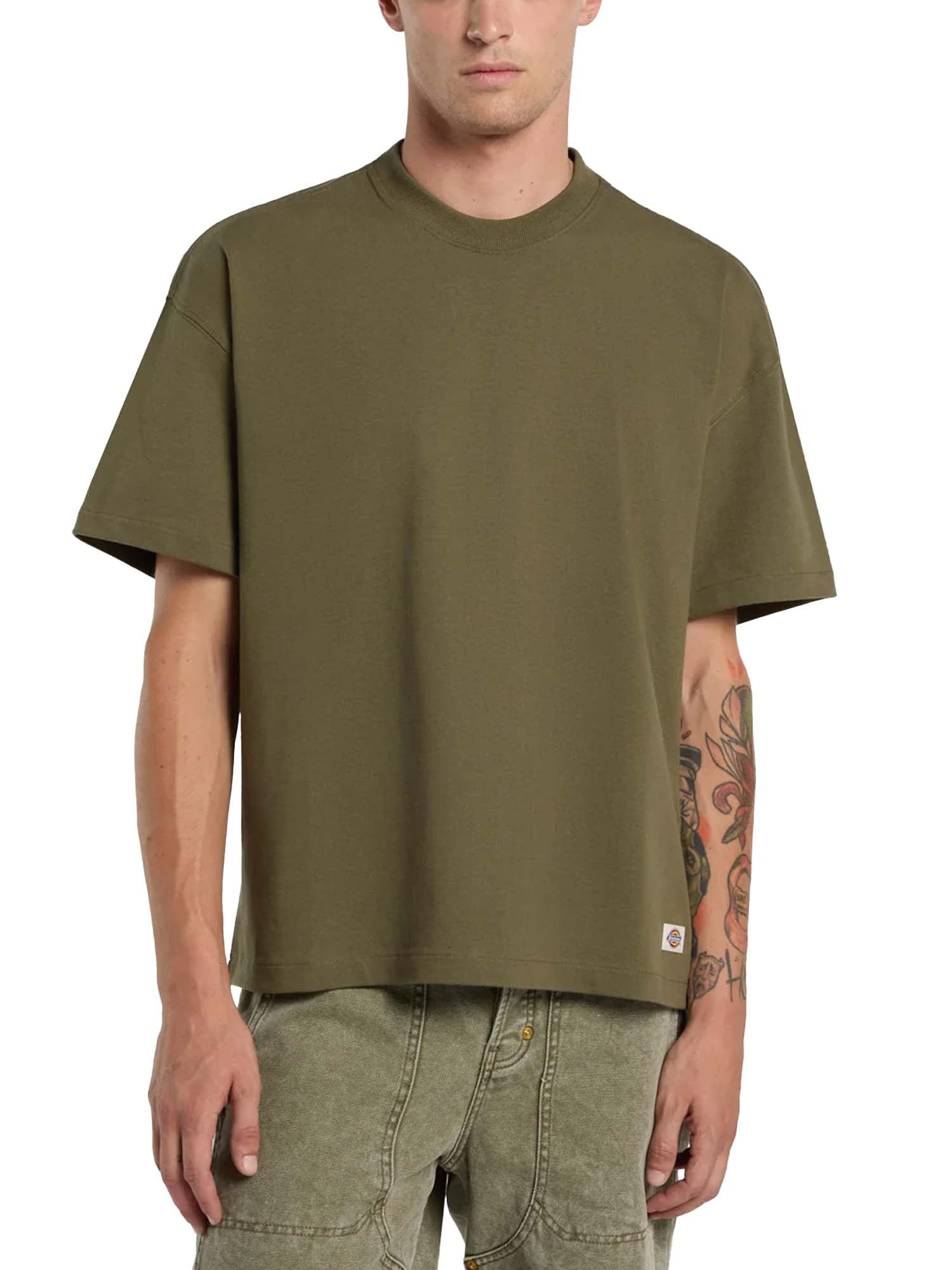 Dickies T-shirt pesante Mineral Verde