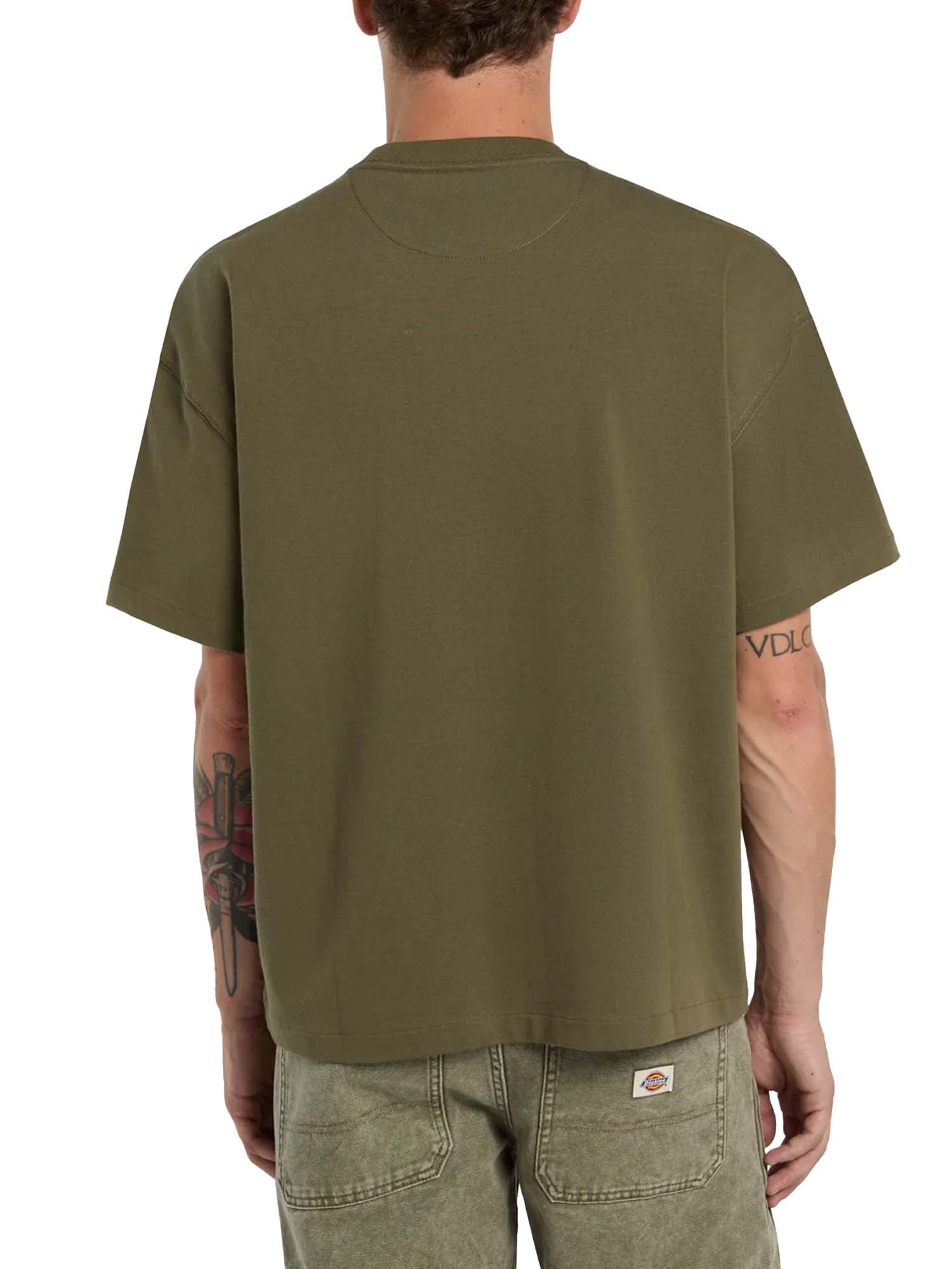 Dickies T-shirt pesante Mineral Verde
