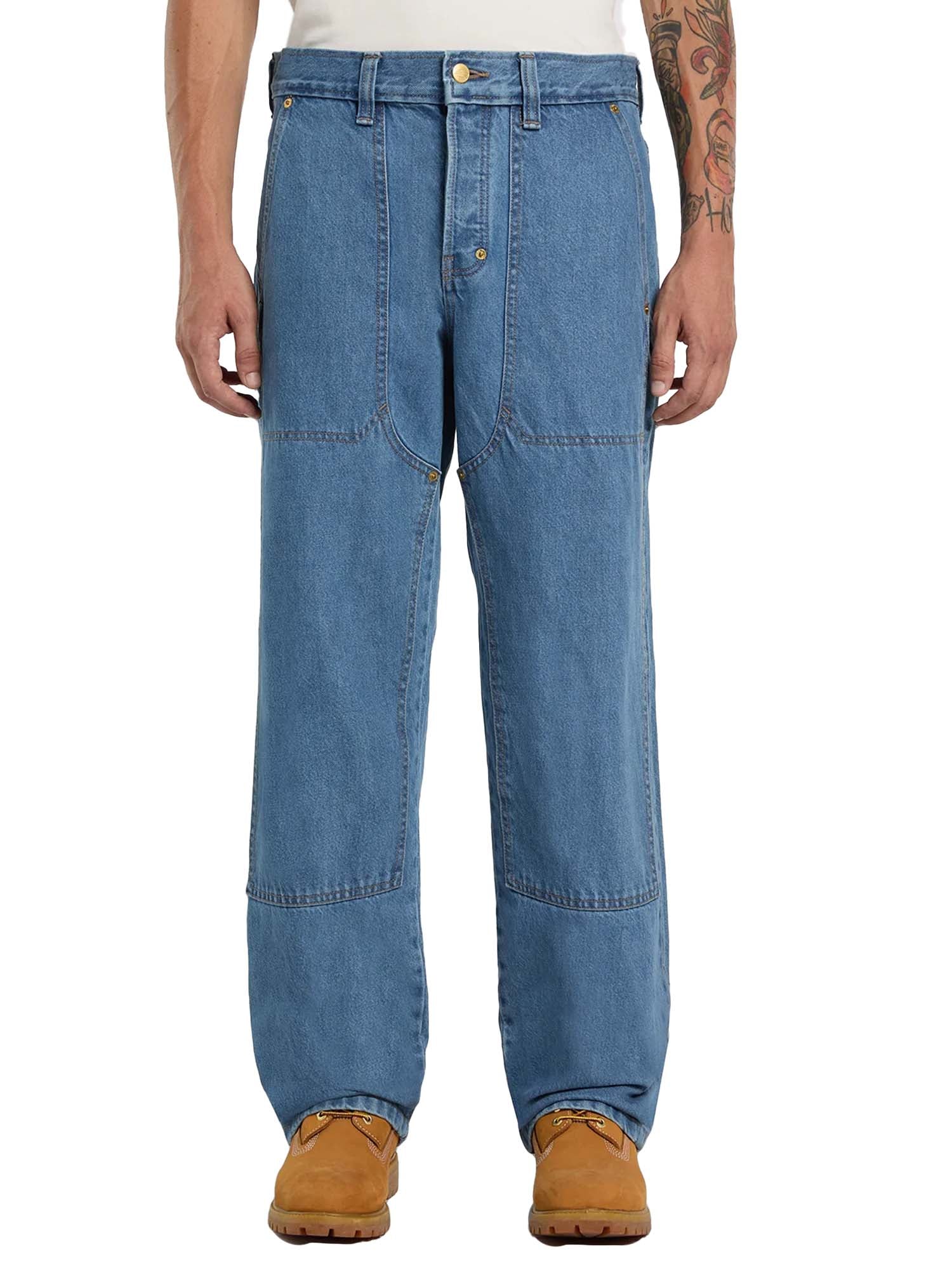 Dickies Jeans relaxed double knee Trucker Azzurro