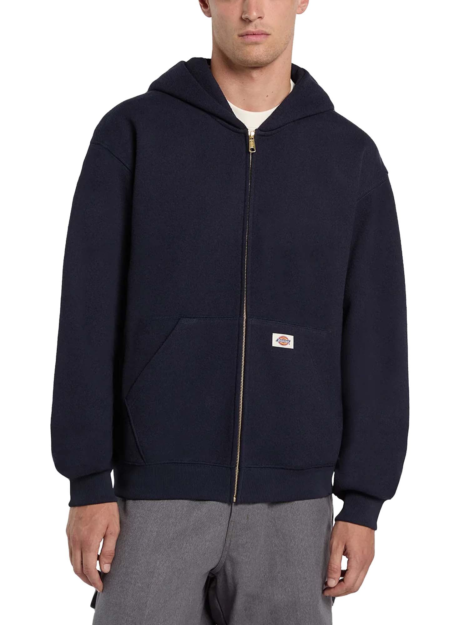 Dickies Felpa con cappuccio e zip Mineral Blu