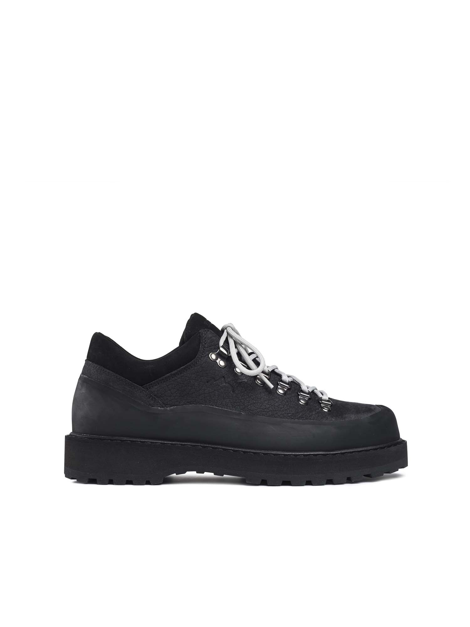 Scarpe Cornaro Gomma Black Leather