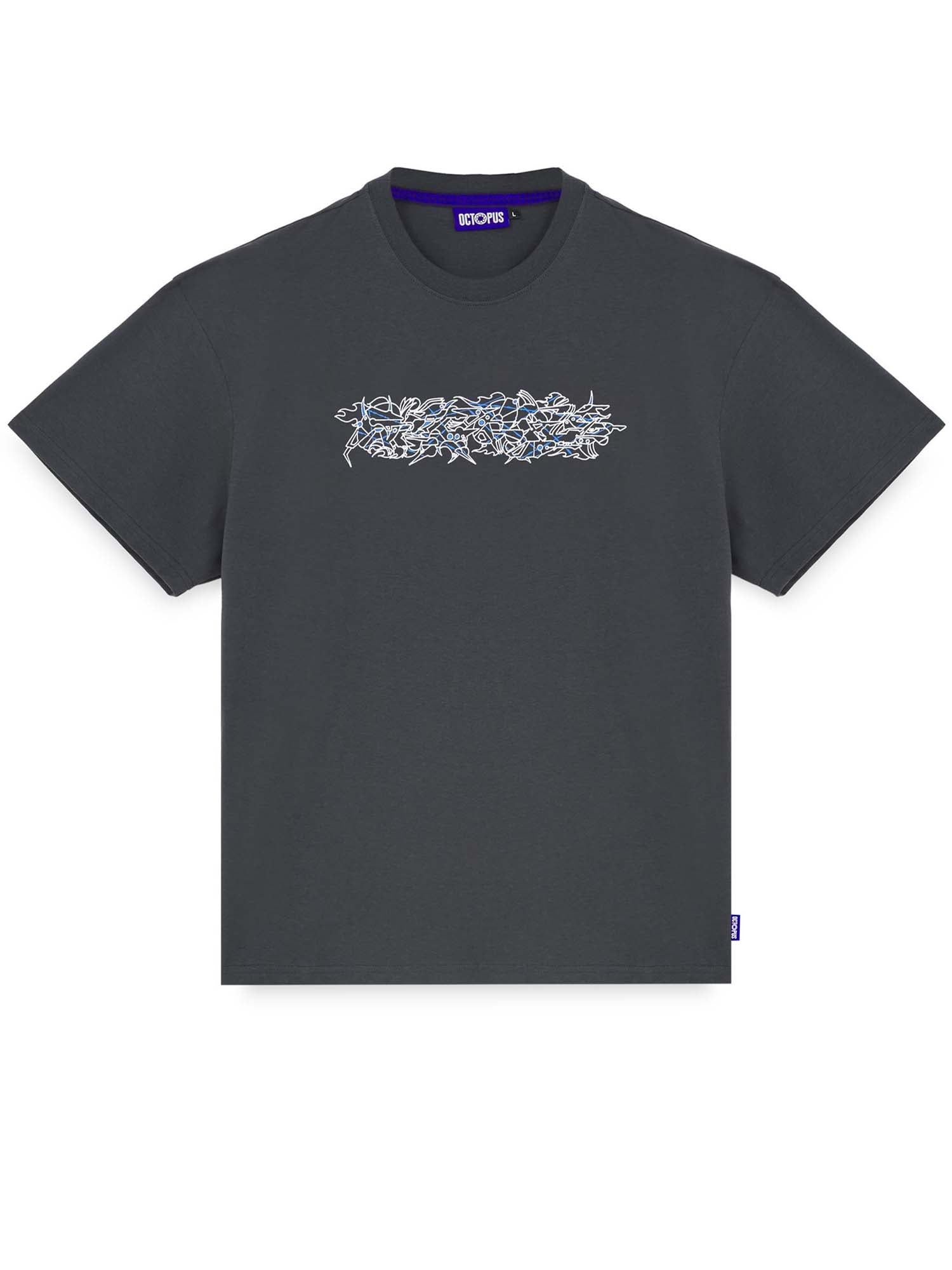 Octopus Digital Banger Tee by Visual Kulture Grigio