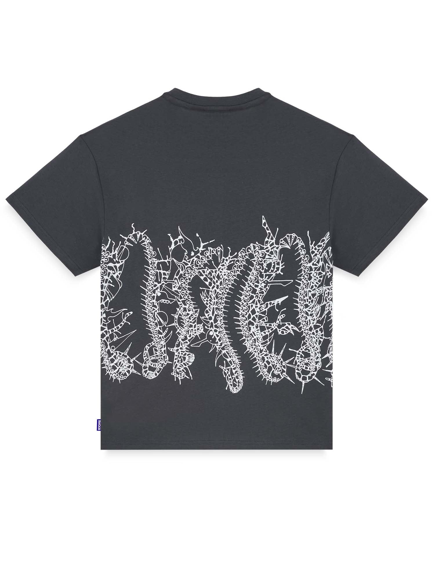 Octopus Digital Banger Tee by Visual Kulture Grigio