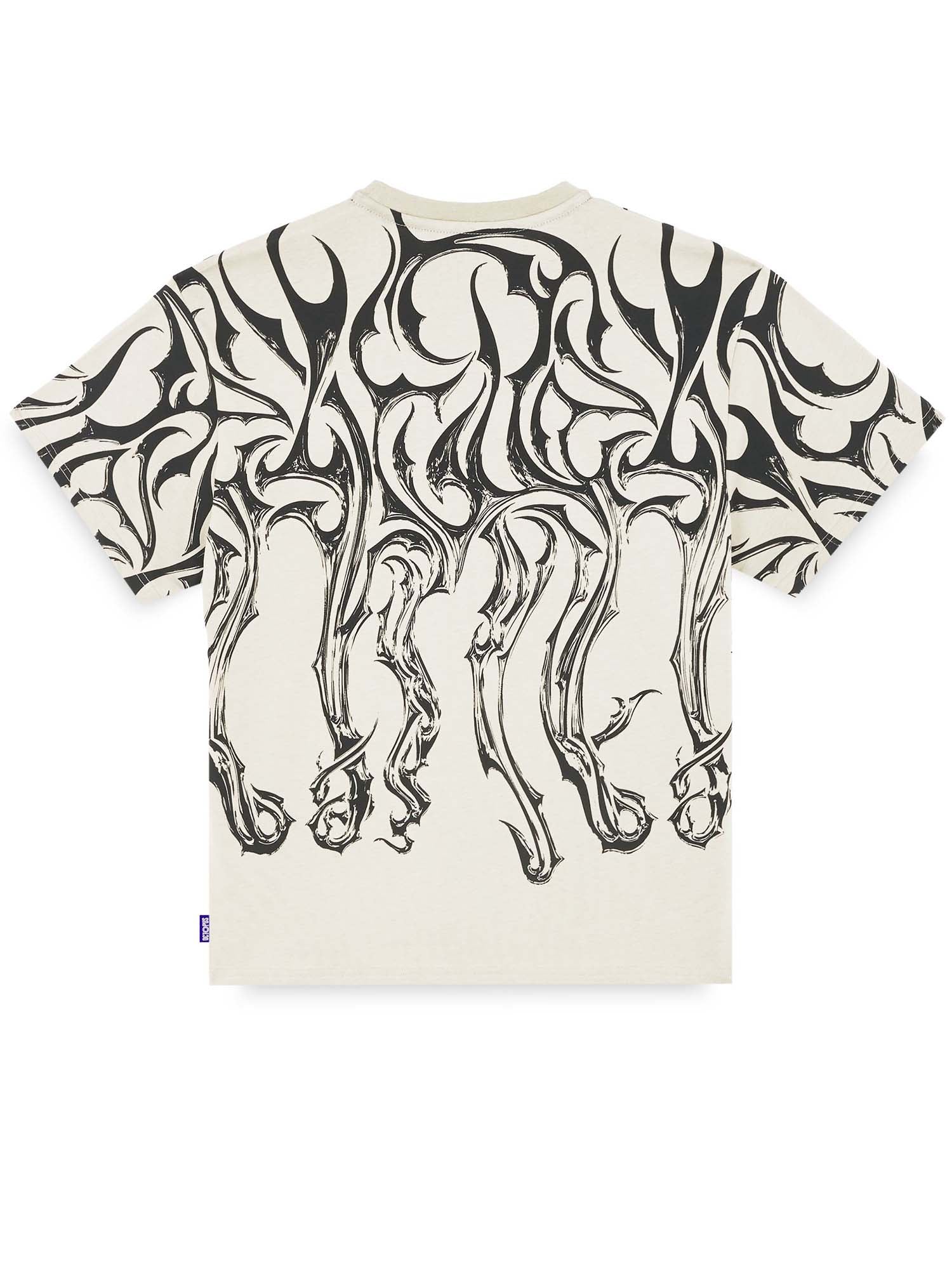 Octopus Octopus Tribal Blade Tee by Luca Devinu Bianco