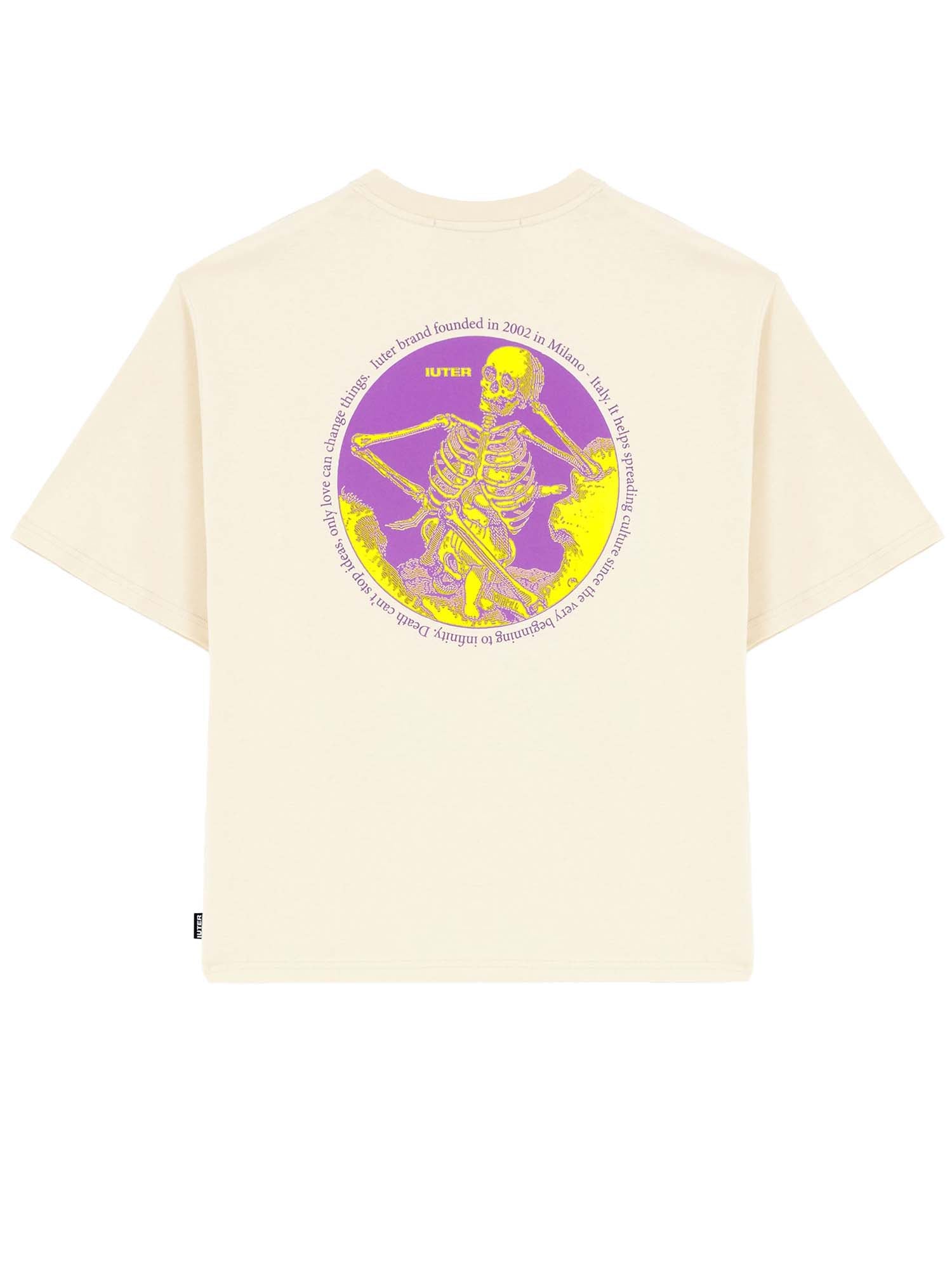 Iuter Time Flies Tee Beige