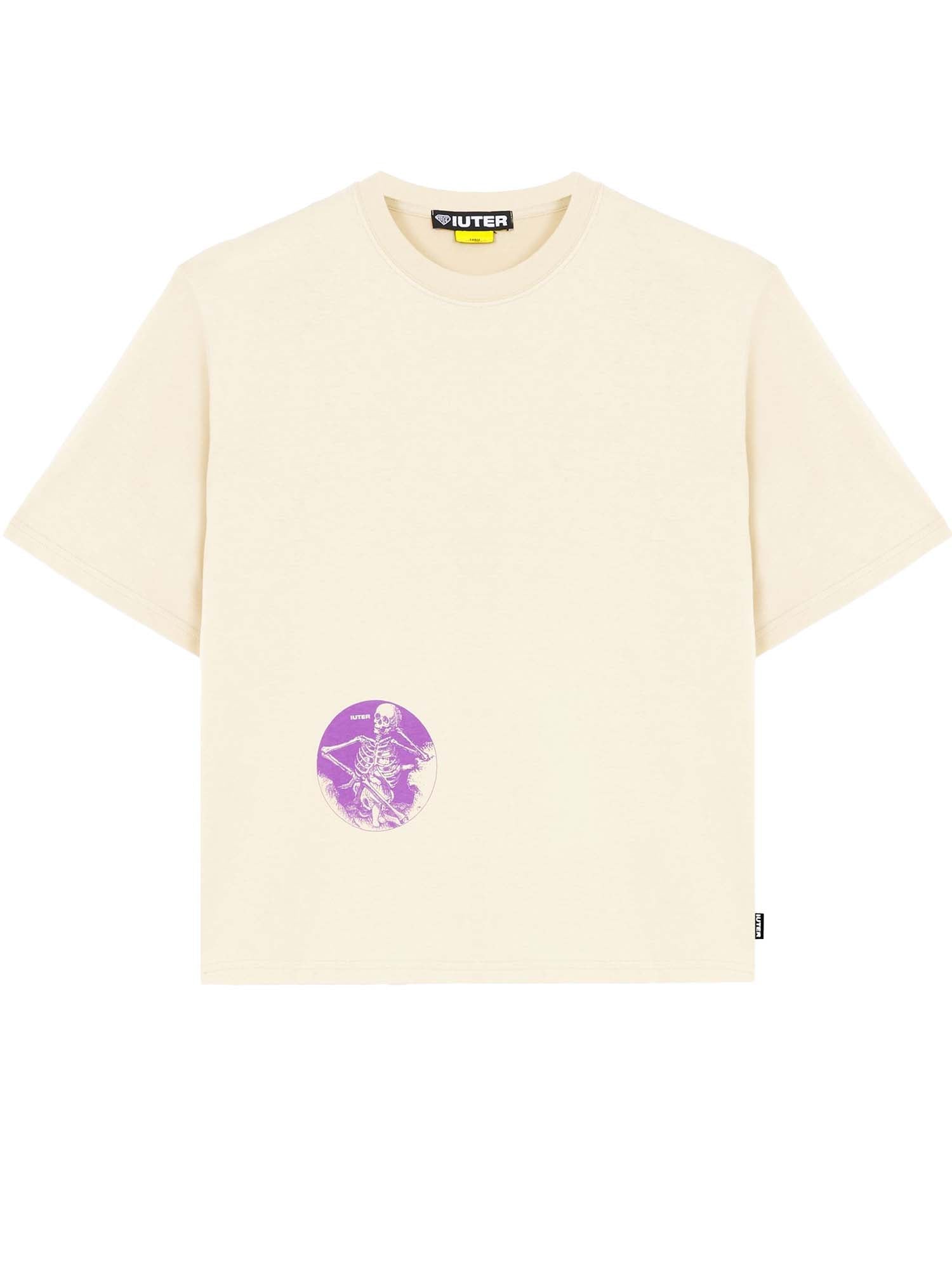 Iuter Time Flies Tee Beige