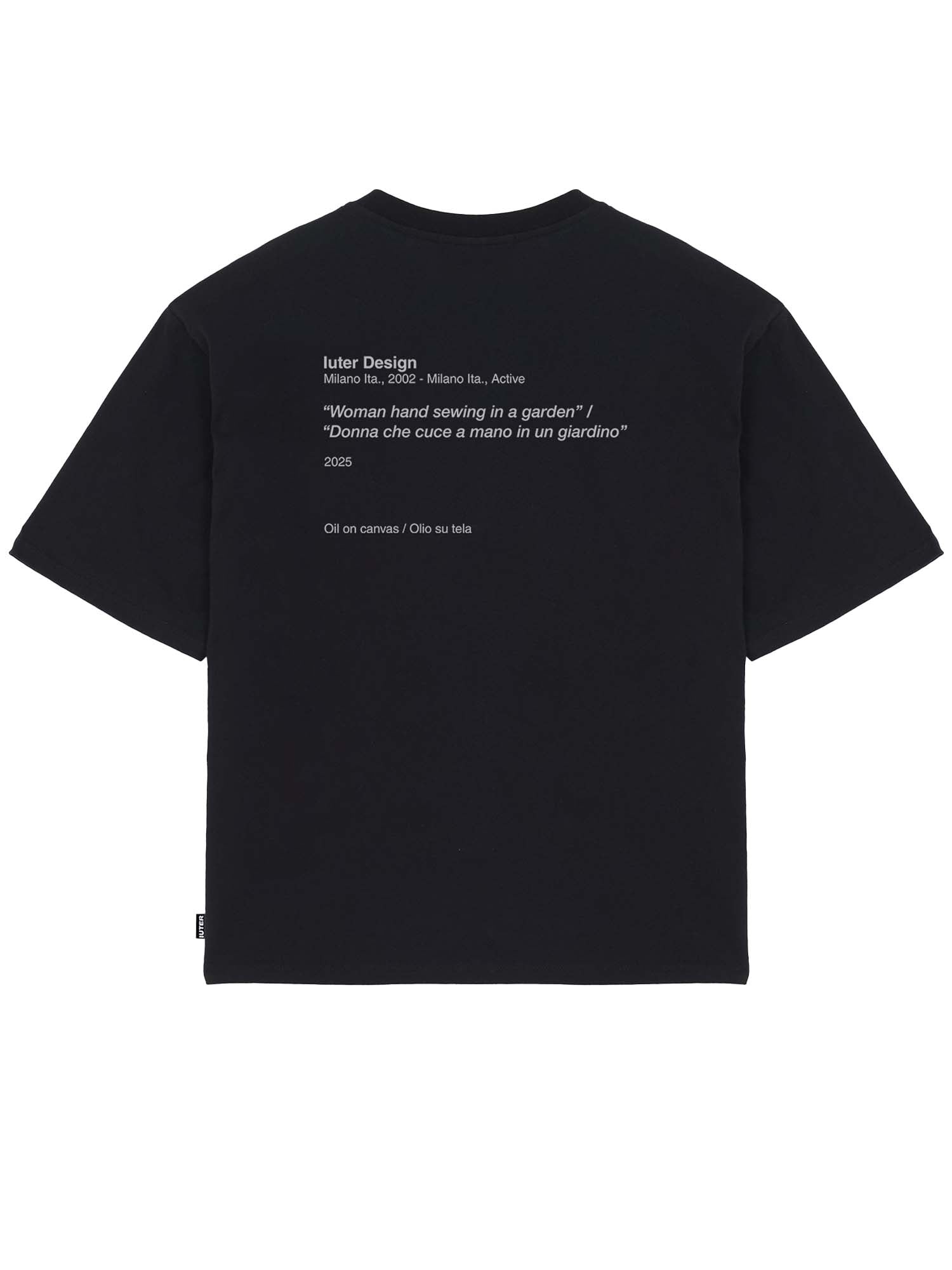 Iuter Museum Tee Nero