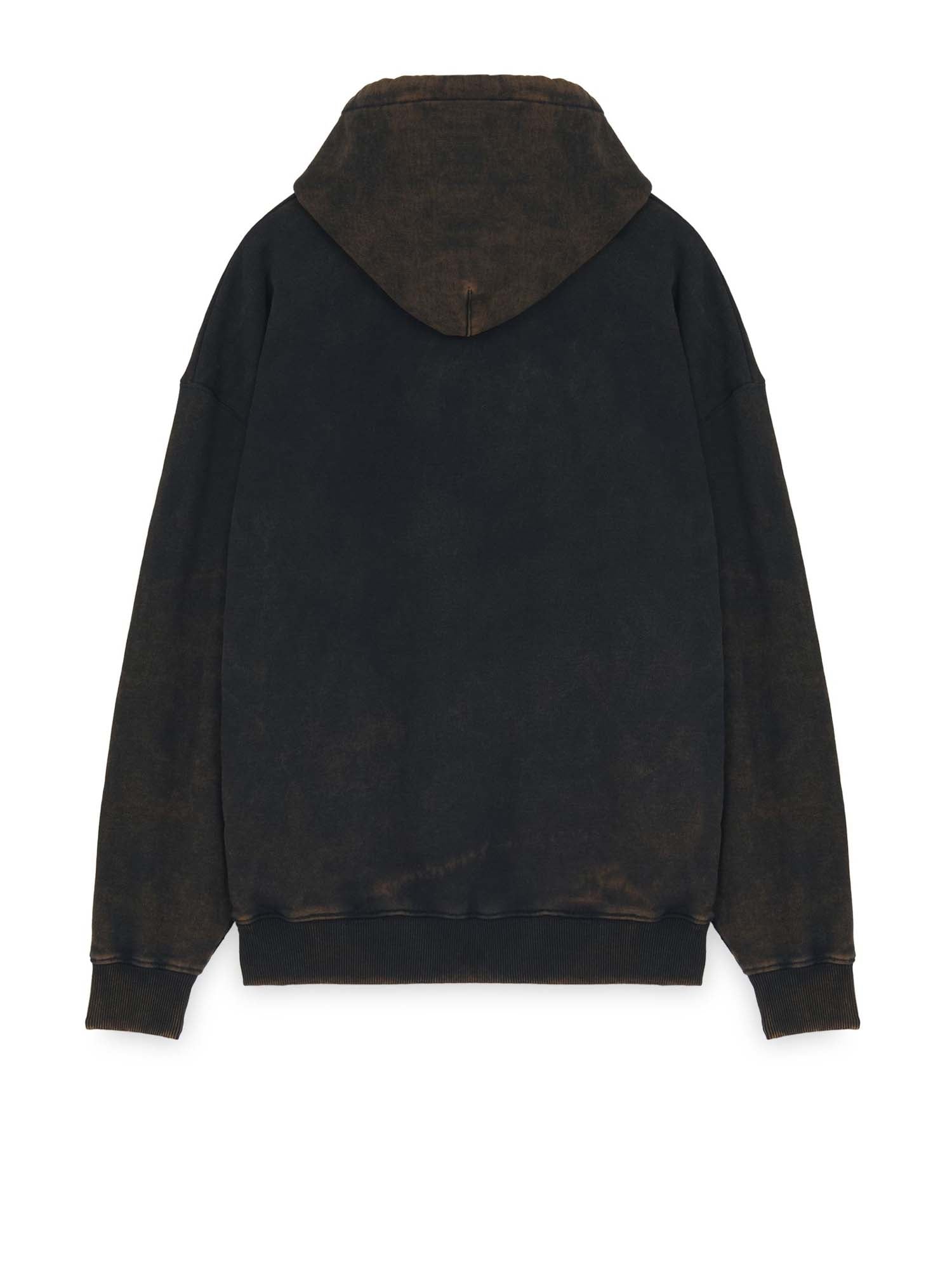 Iuter Label Marble Hoodie Nero