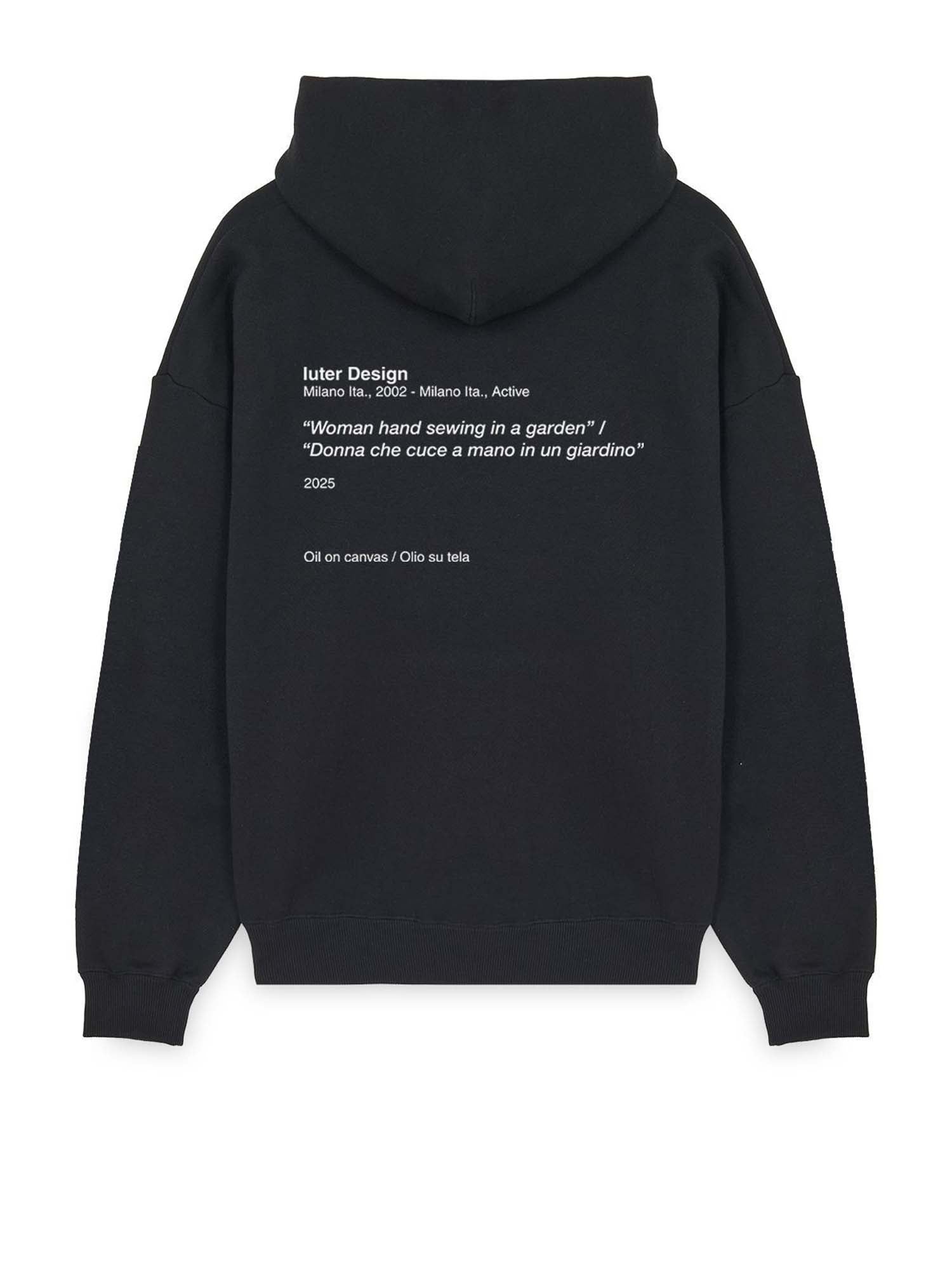 Iuter Museum Hoodie Nero
