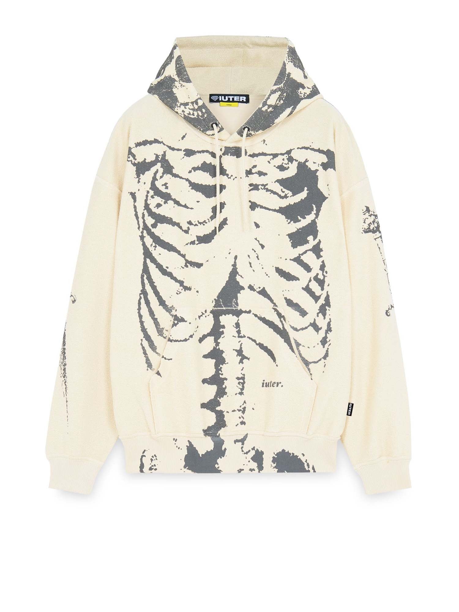 Iuter Skeleton Hoodie Beige