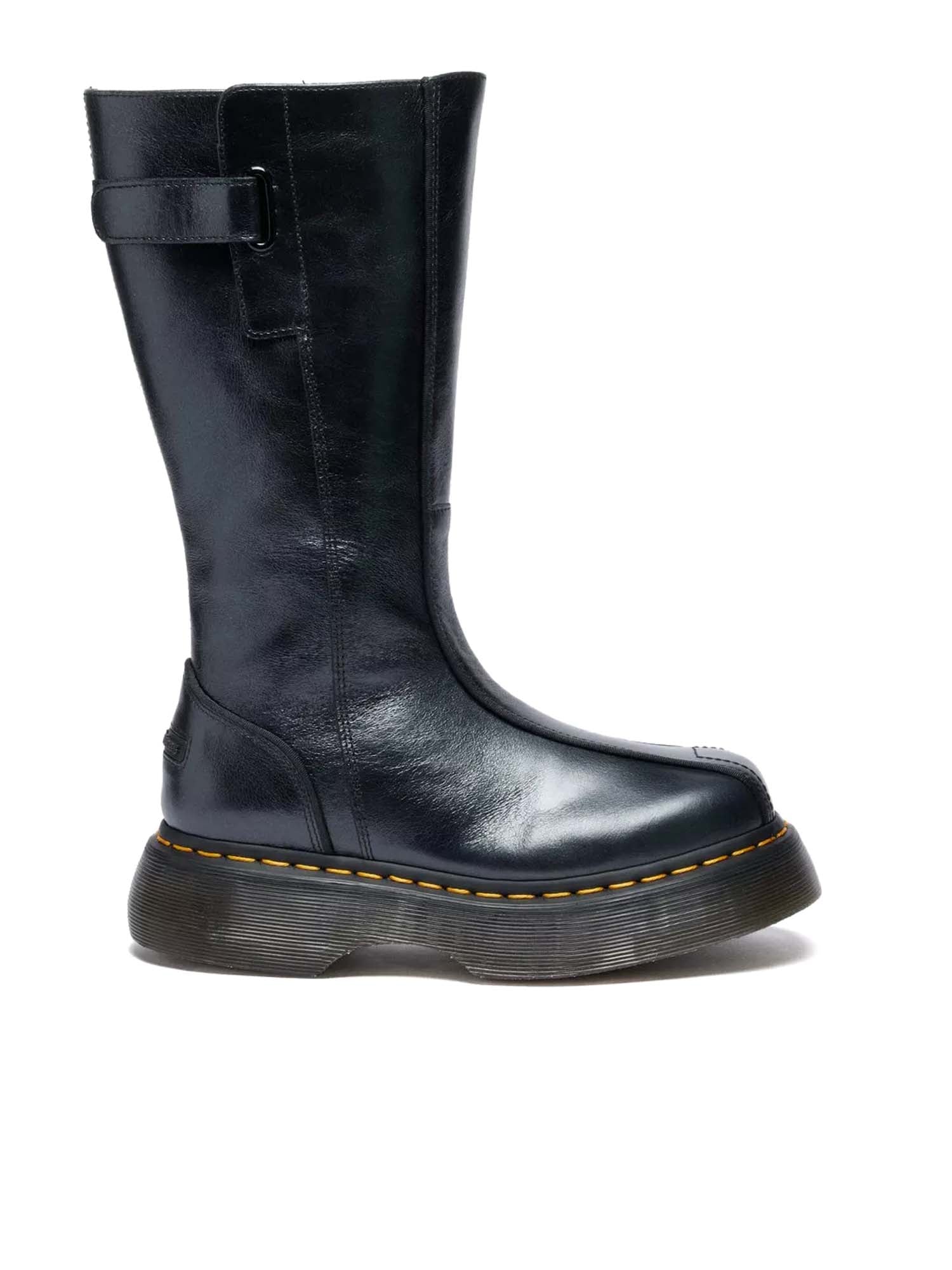 Dr. Martens Stivali Buzz Hi Eclipse In Pelle Nero