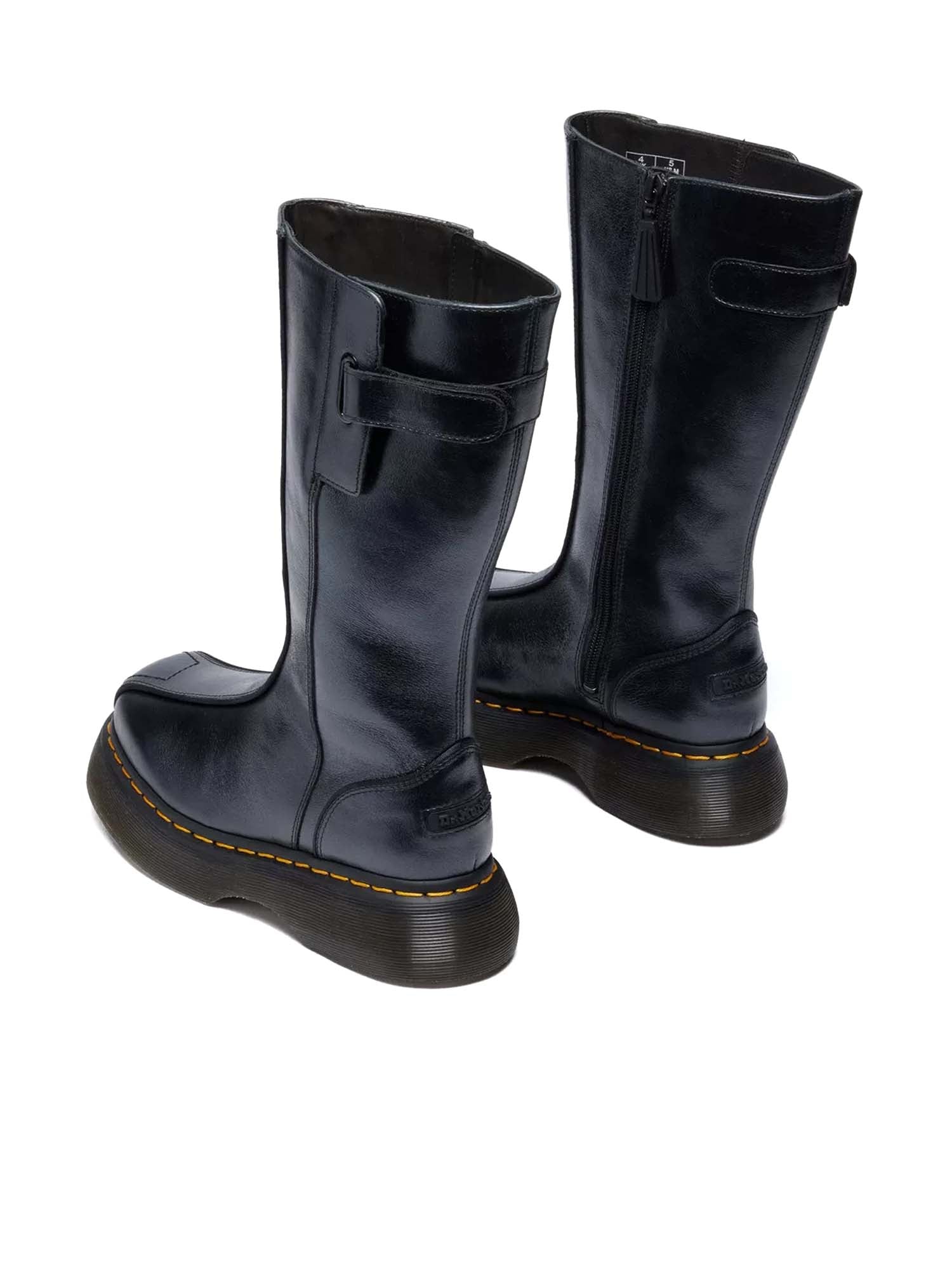 Dr. Martens Stivali Buzz Hi Eclipse In Pelle Nero