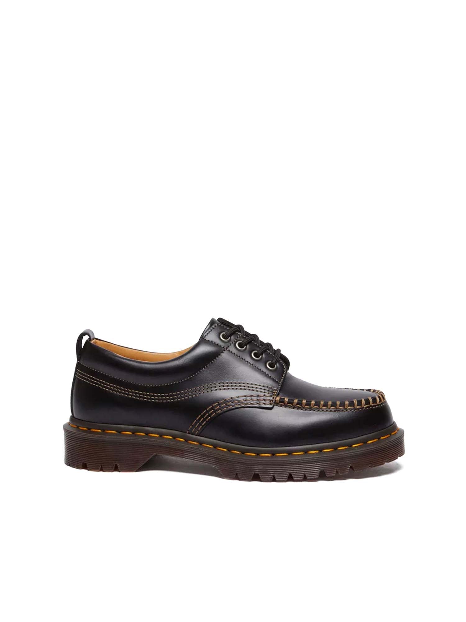 Dr. Martens Scarpe Lowell Moc Toe in pelle Nero