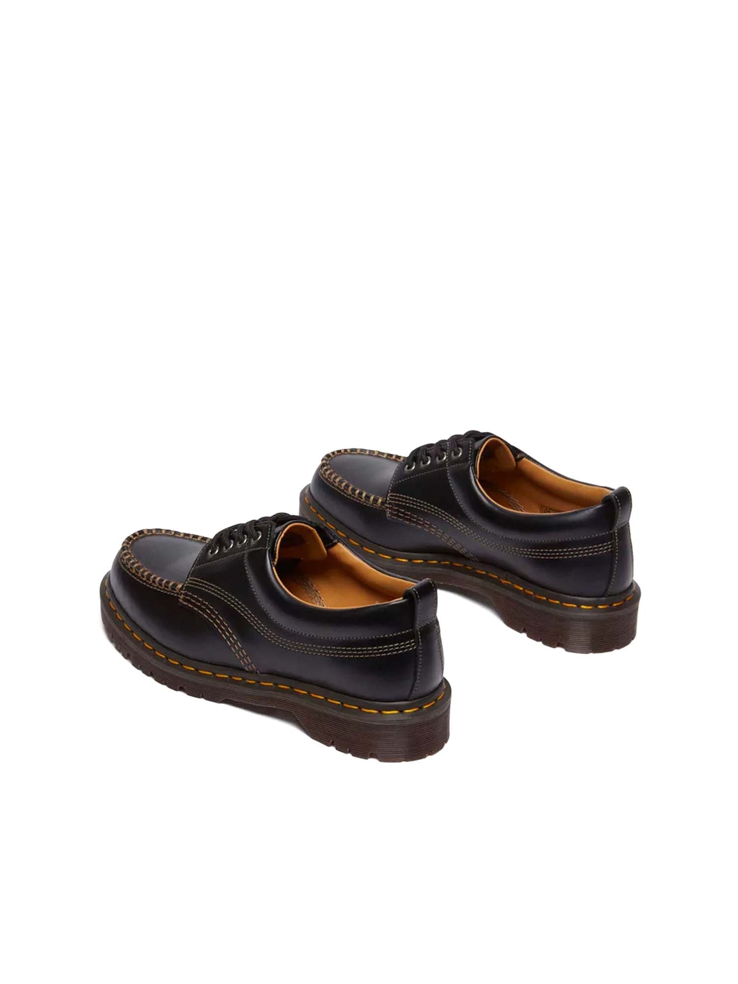 Dr. Martens Scarpe Lowell Moc Toe in pelle Nero