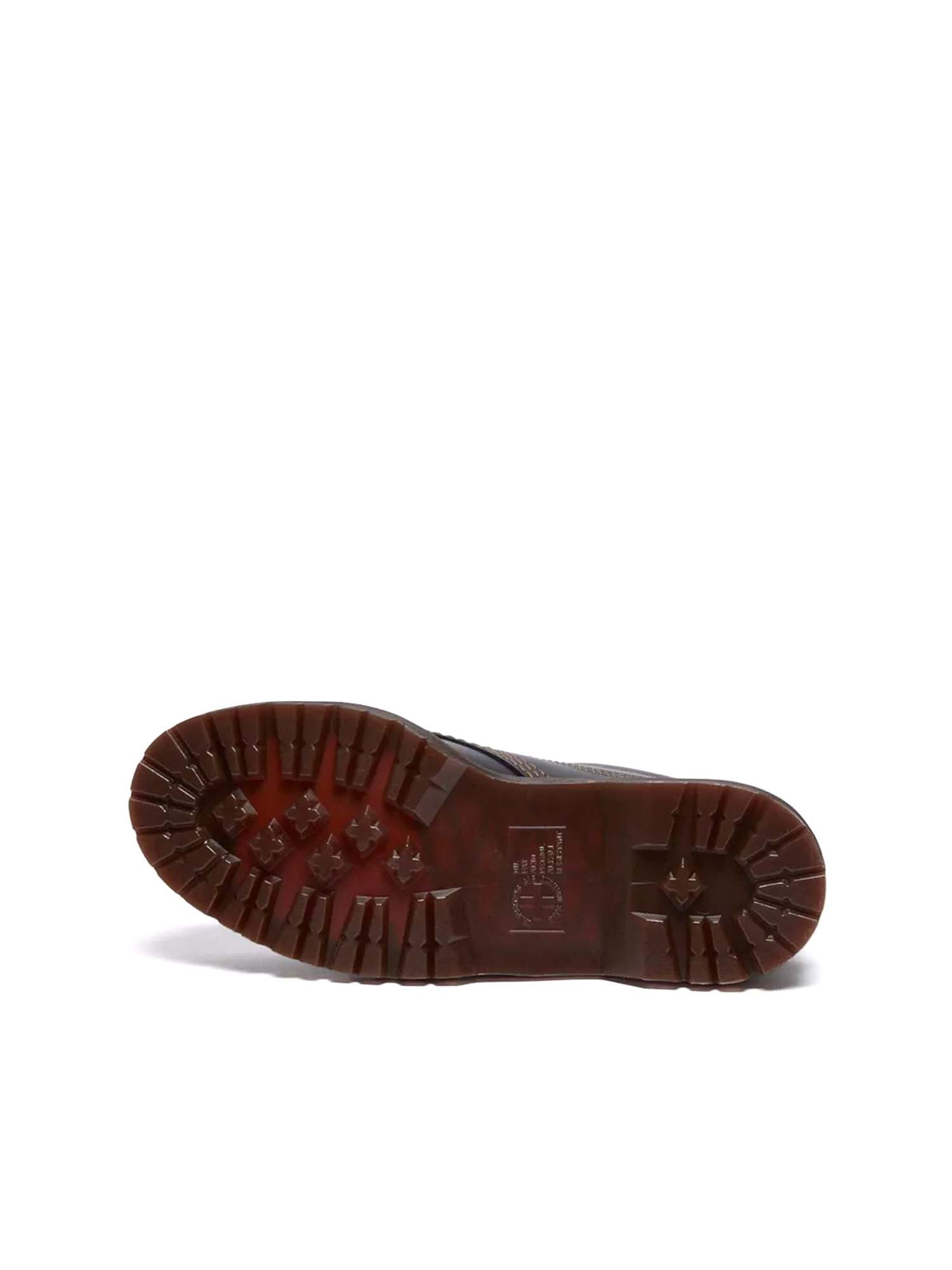 Dr. Martens Scarpe Lowell Moc Toe in pelle Nero