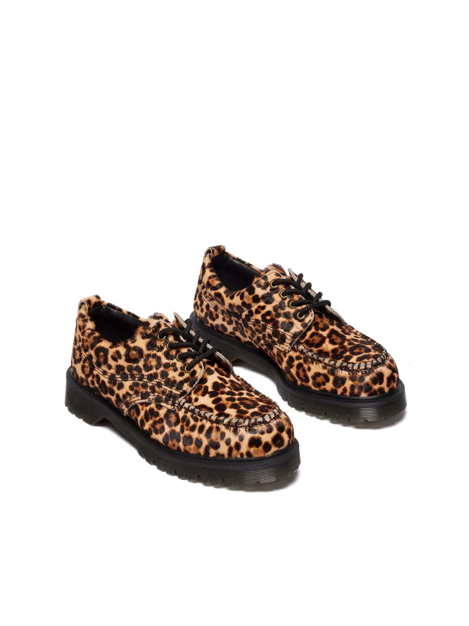 Dr. Martens Scarpe Lowell Moc Toe Leopardate Multicolore