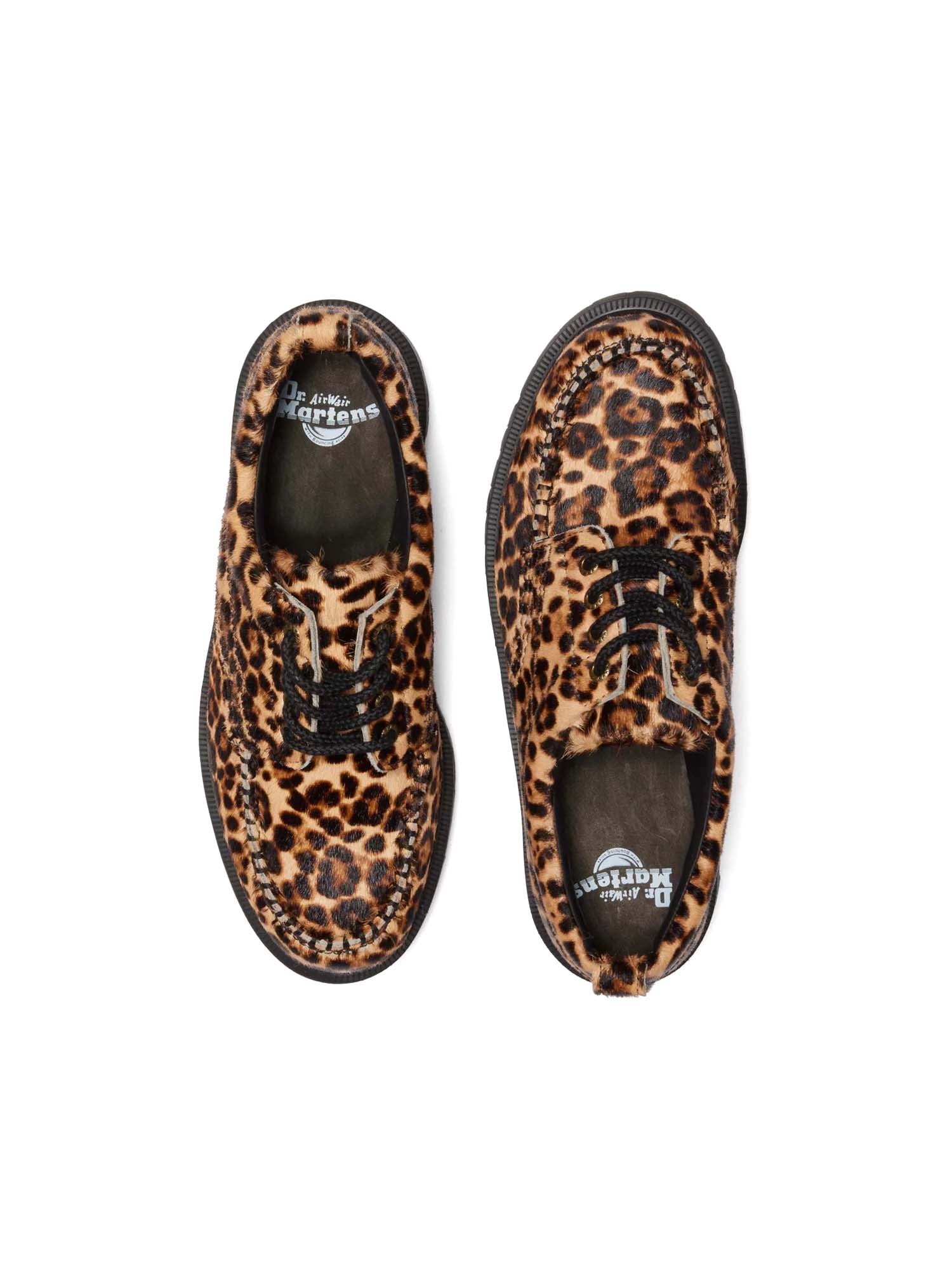 Dr. Martens Scarpe Lowell Moc Toe Leopardate Multicolore