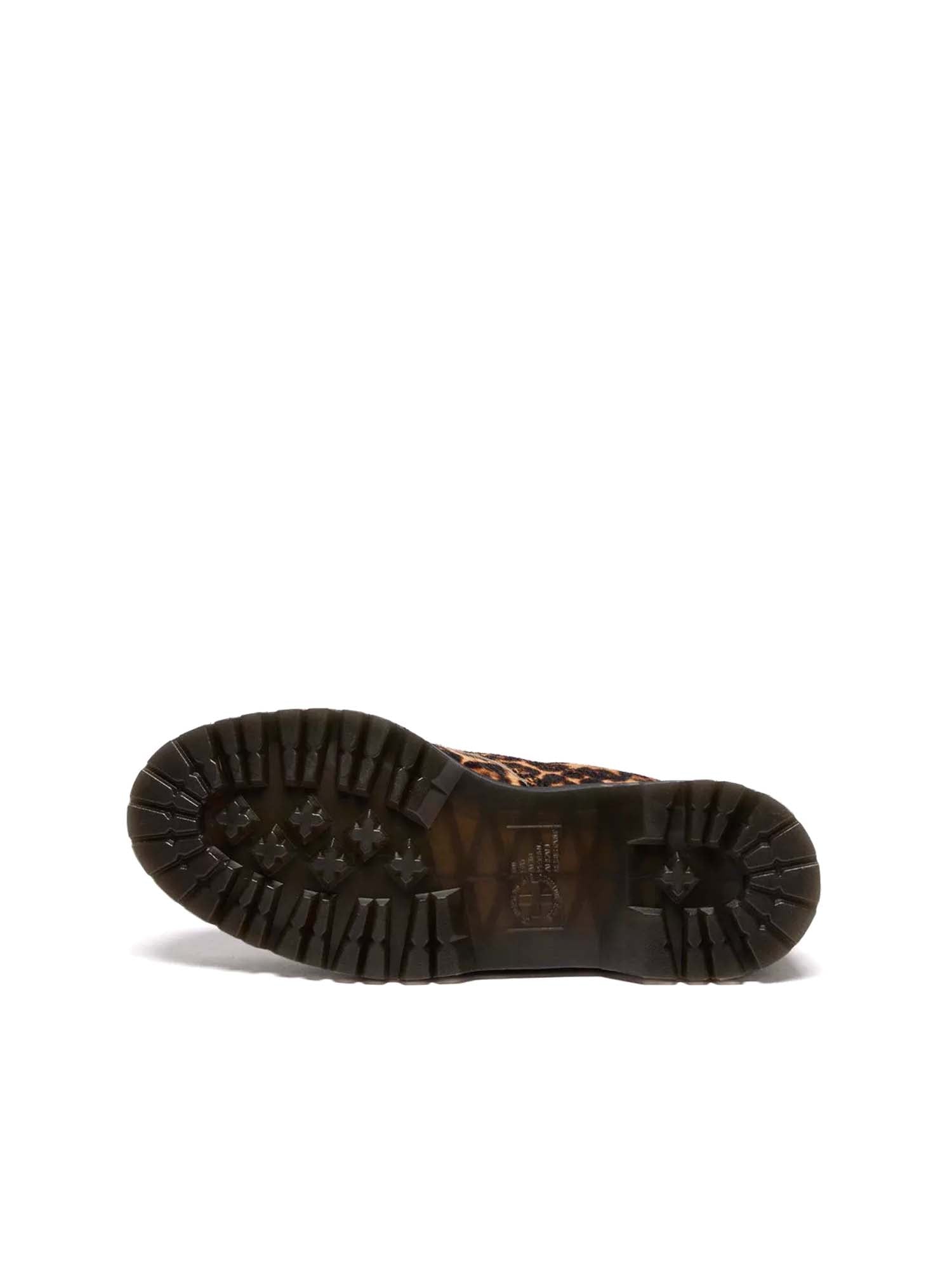 Dr. Martens Scarpe Lowell Moc Toe Leopardate Multicolore