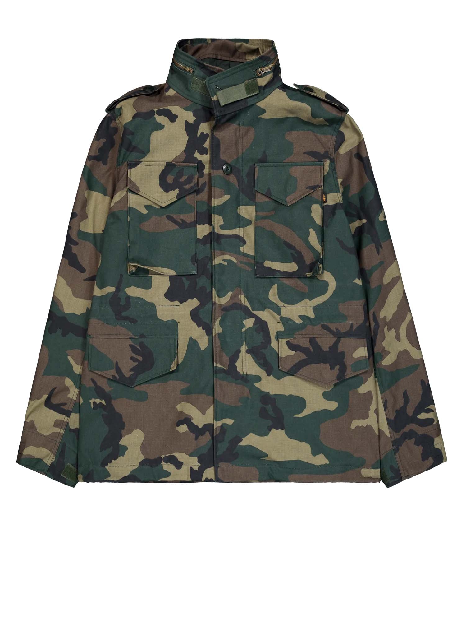 Alpha Industries Giacche Studio M-65 Camo Field Verde