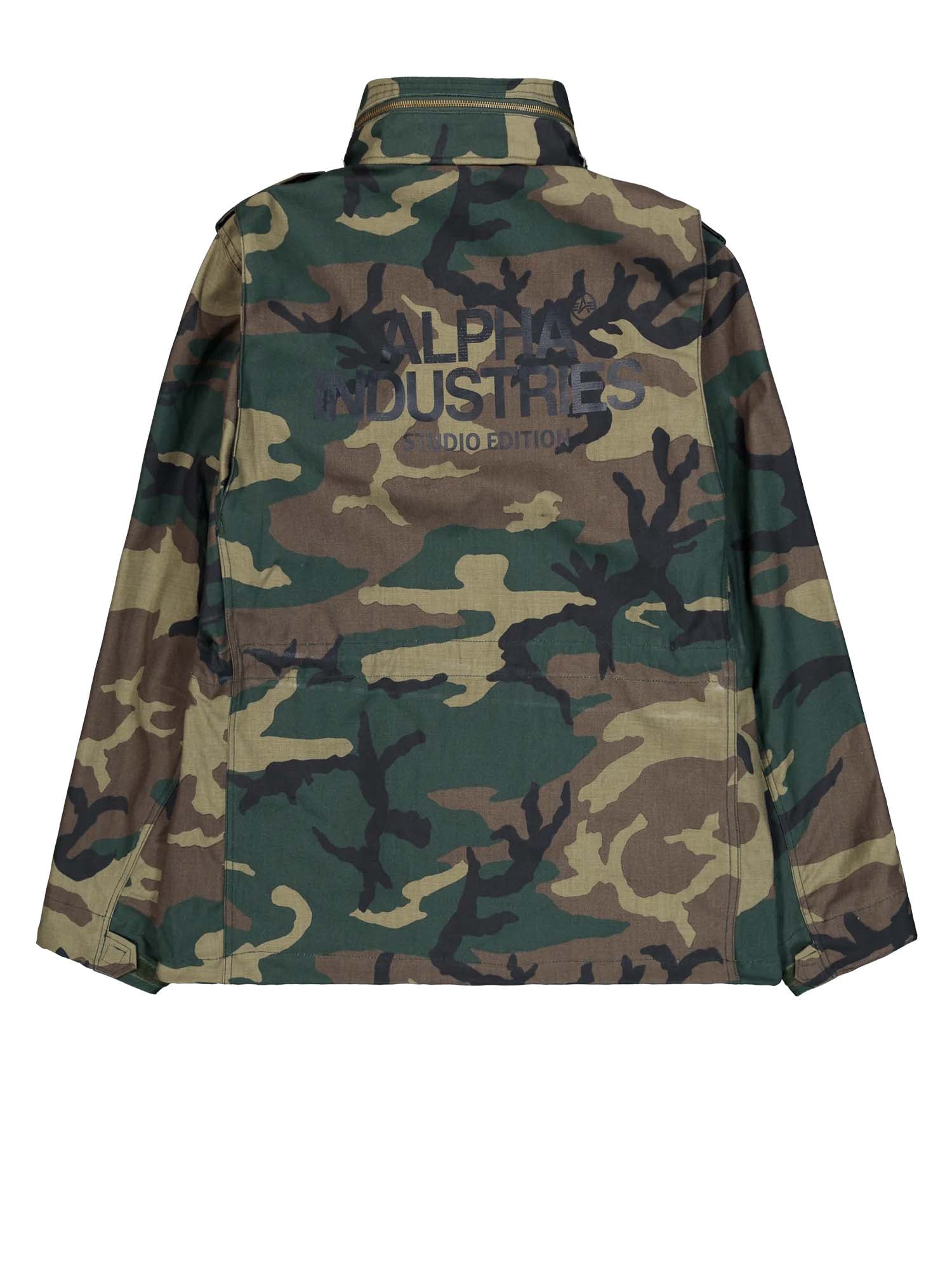 Alpha Industries Giacche Studio M-65 Camo Field Verde