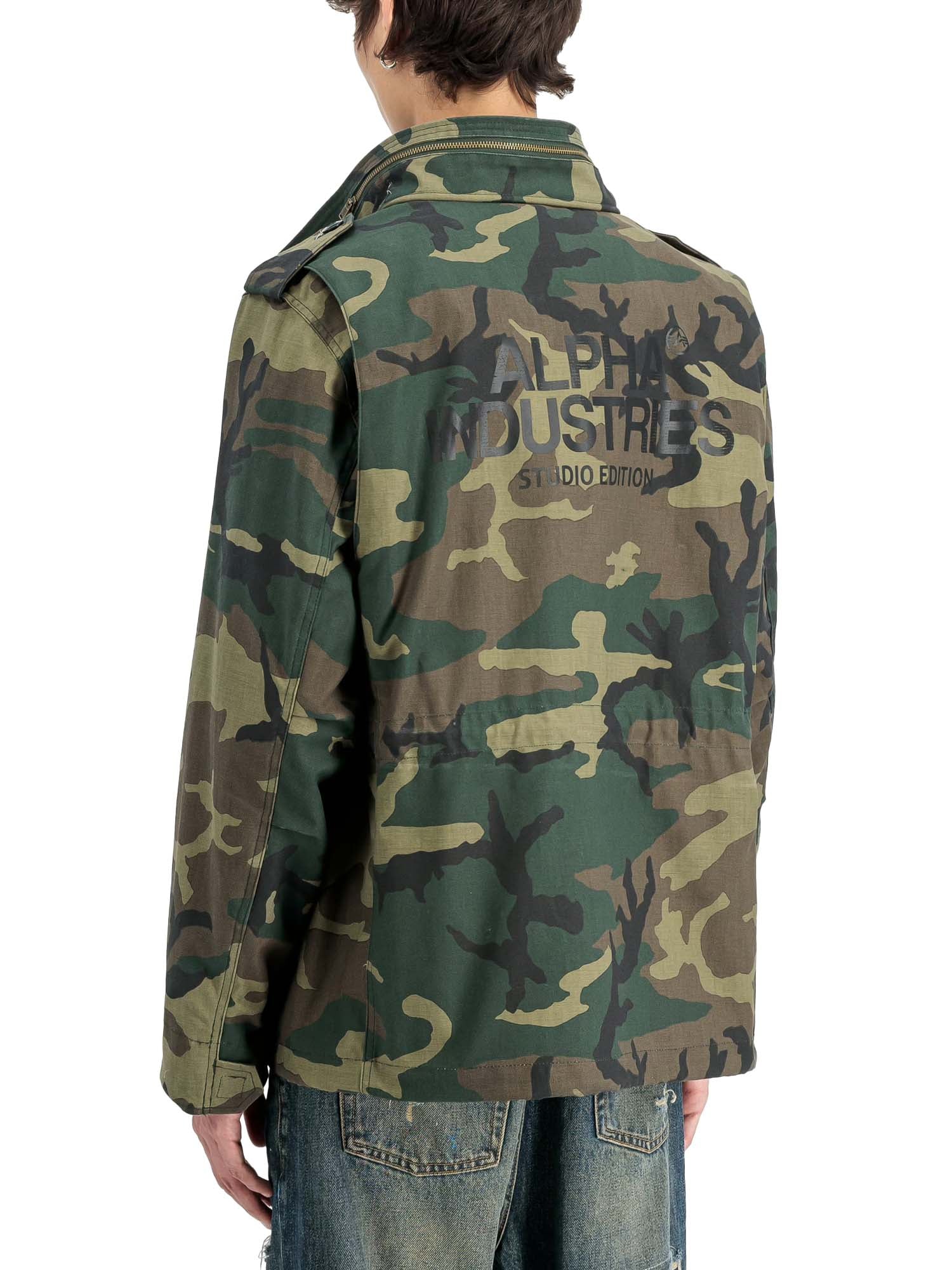 Alpha Industries Giacche Studio M-65 Camo Field Verde