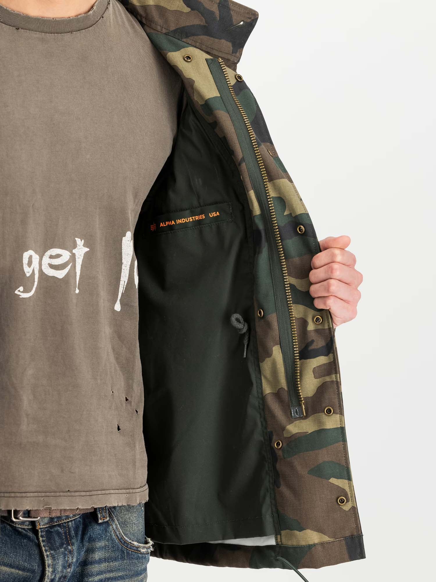 Alpha Industries Giacche Studio M-65 Camo Field Verde