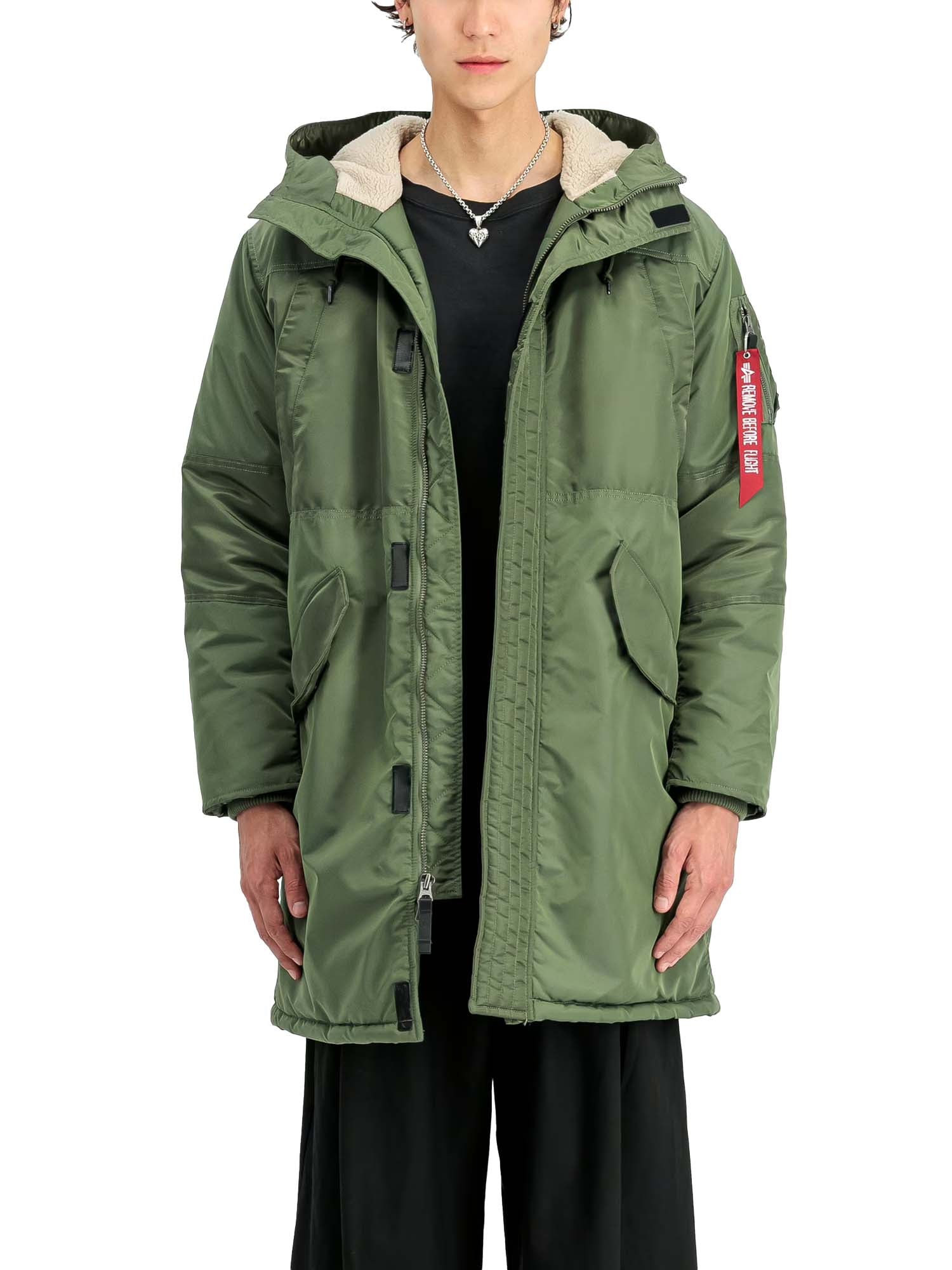 Alpha Industries Giacca Studio Field Parka Winter Verde