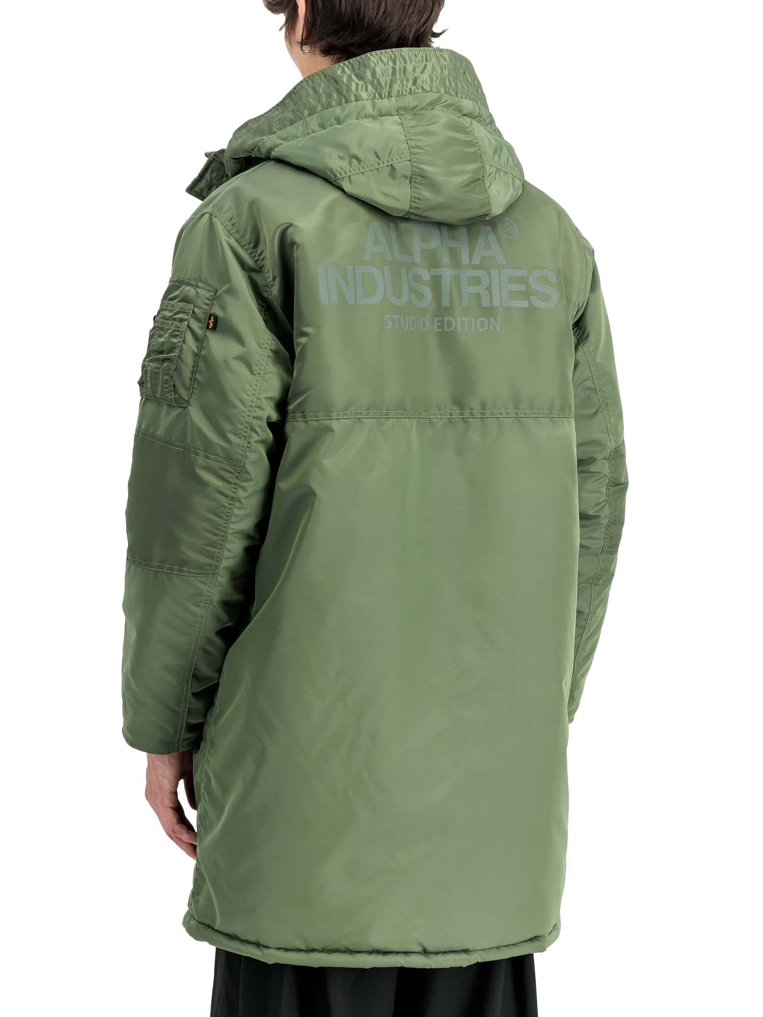 Alpha Industries Giacca Studio Field Parka Winter Verde