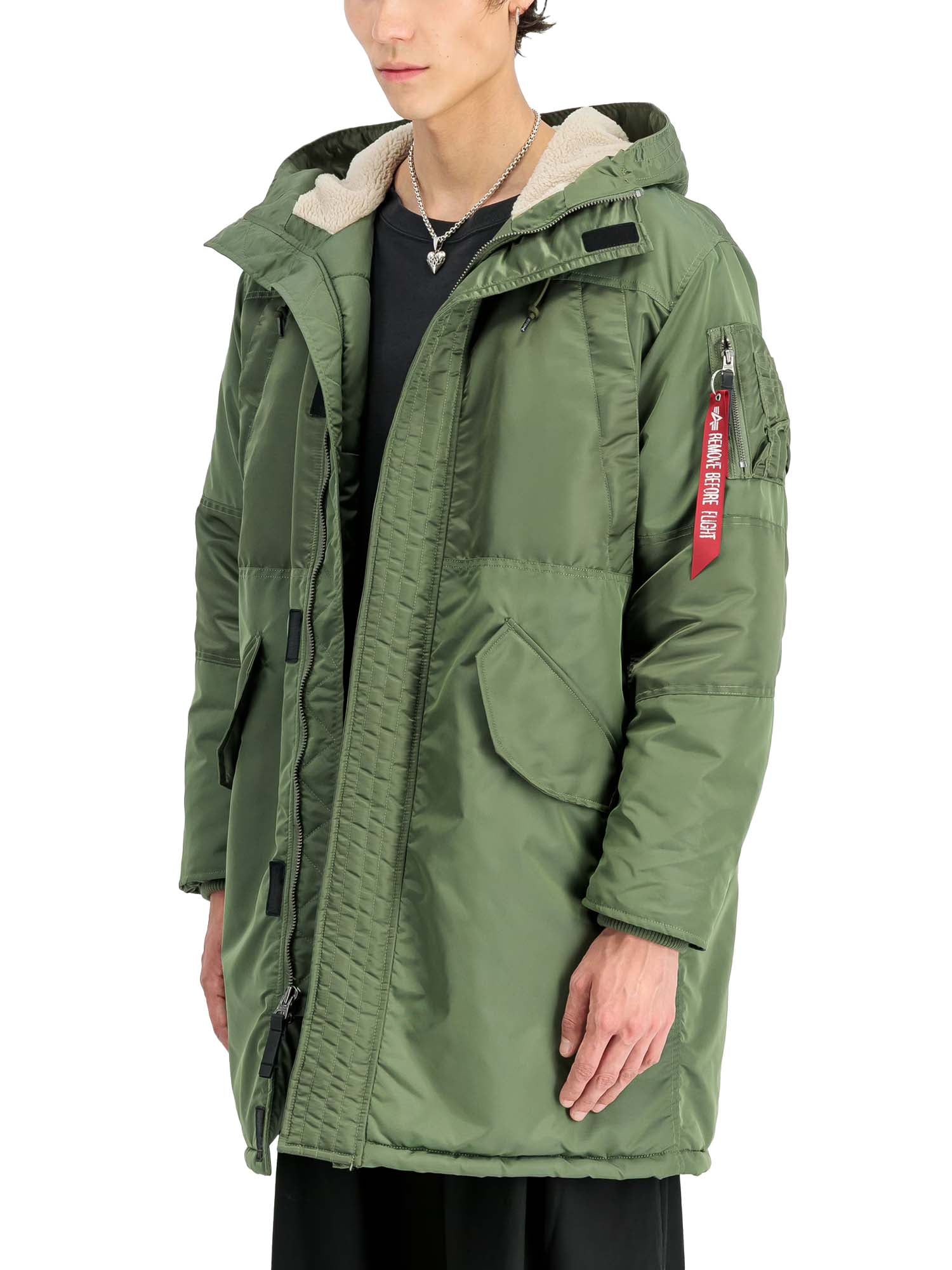 Alpha Industries Giacca Studio Field Parka Winter Verde