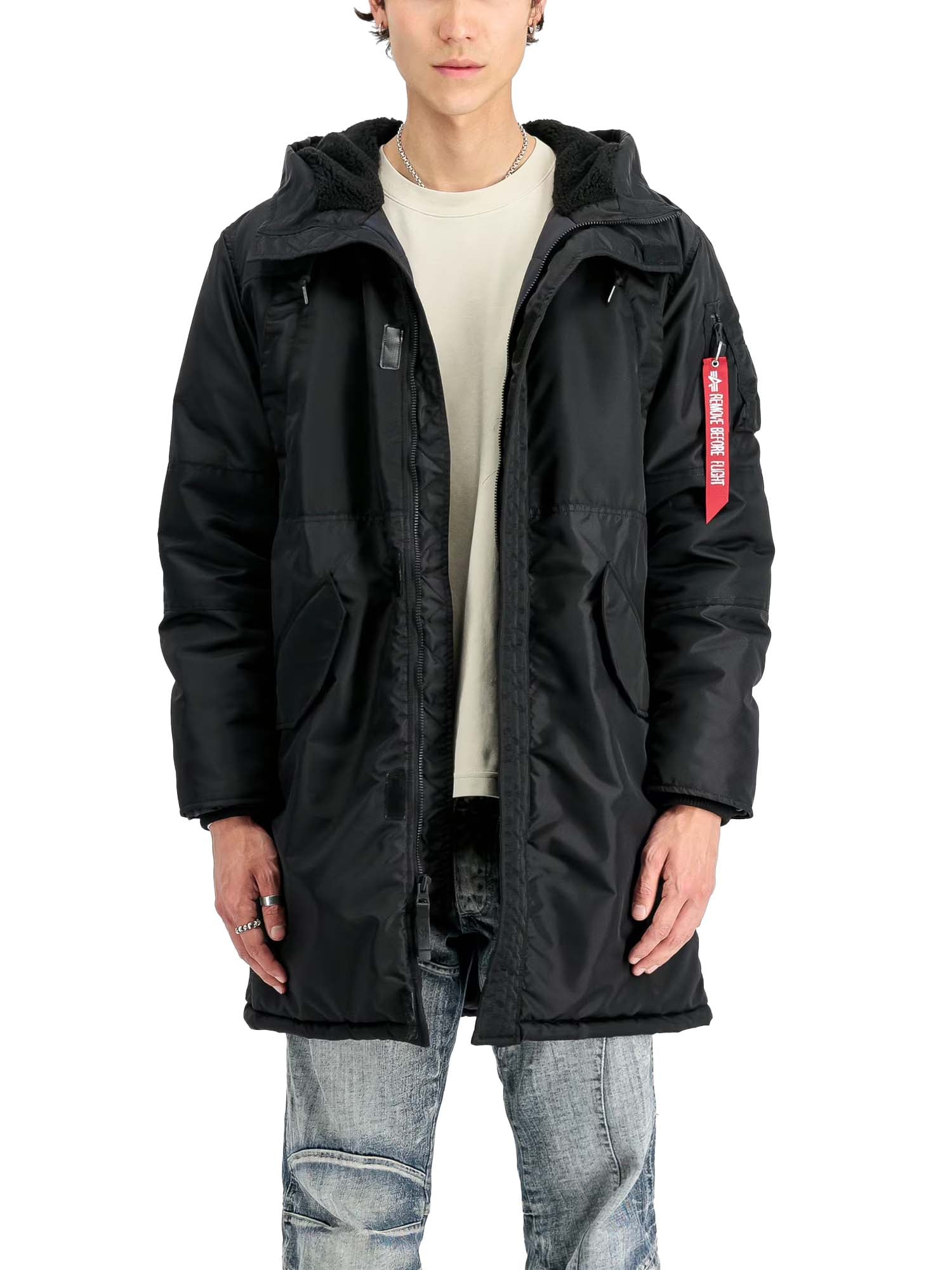 Alpha Industries Giacca Studio Field Parka Winter Nero