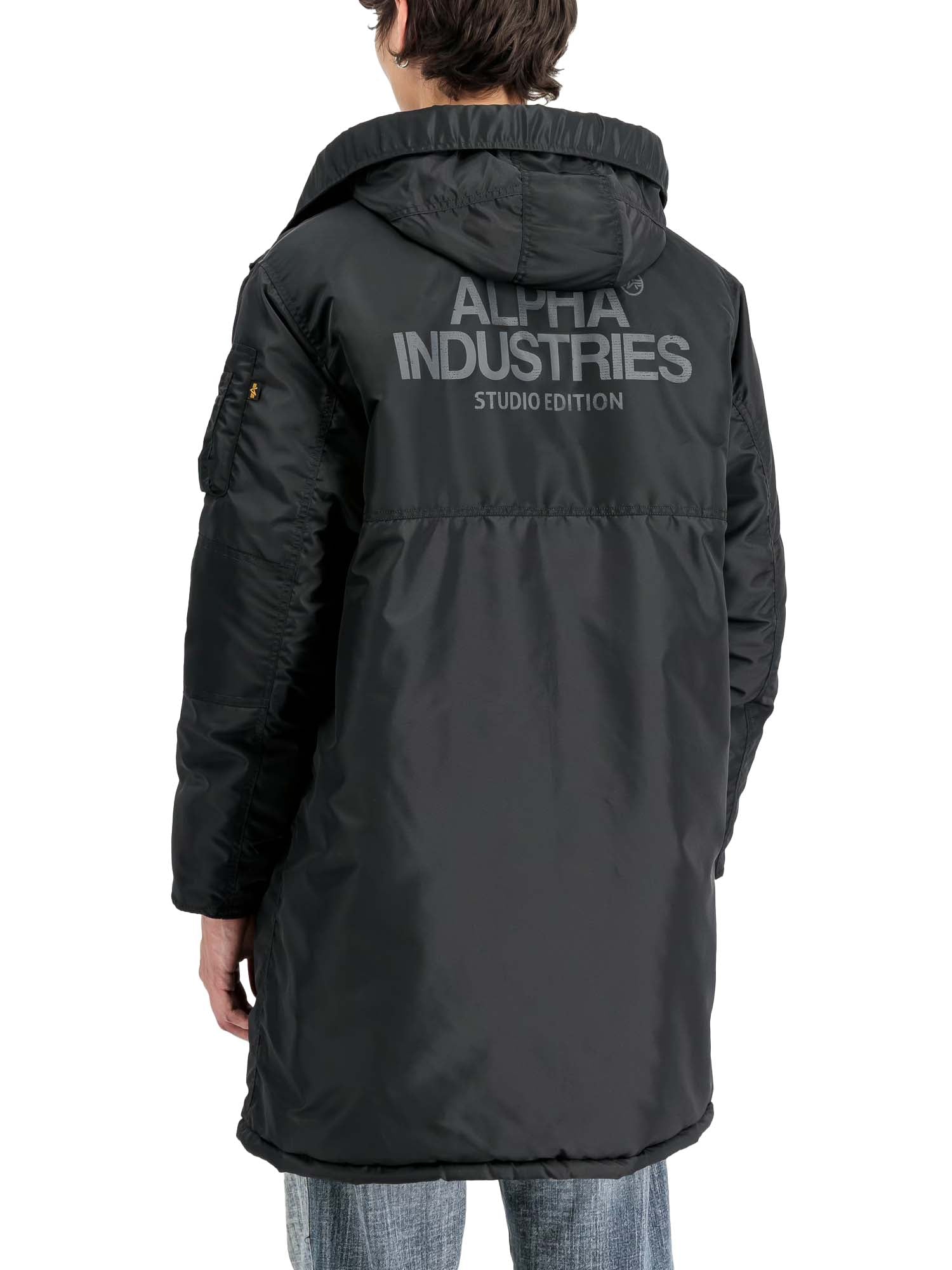 Alpha Industries Giacca Studio Field Parka Winter Nero